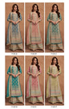Codding & Sequin Work Vichitra Silk Suit EAST0004