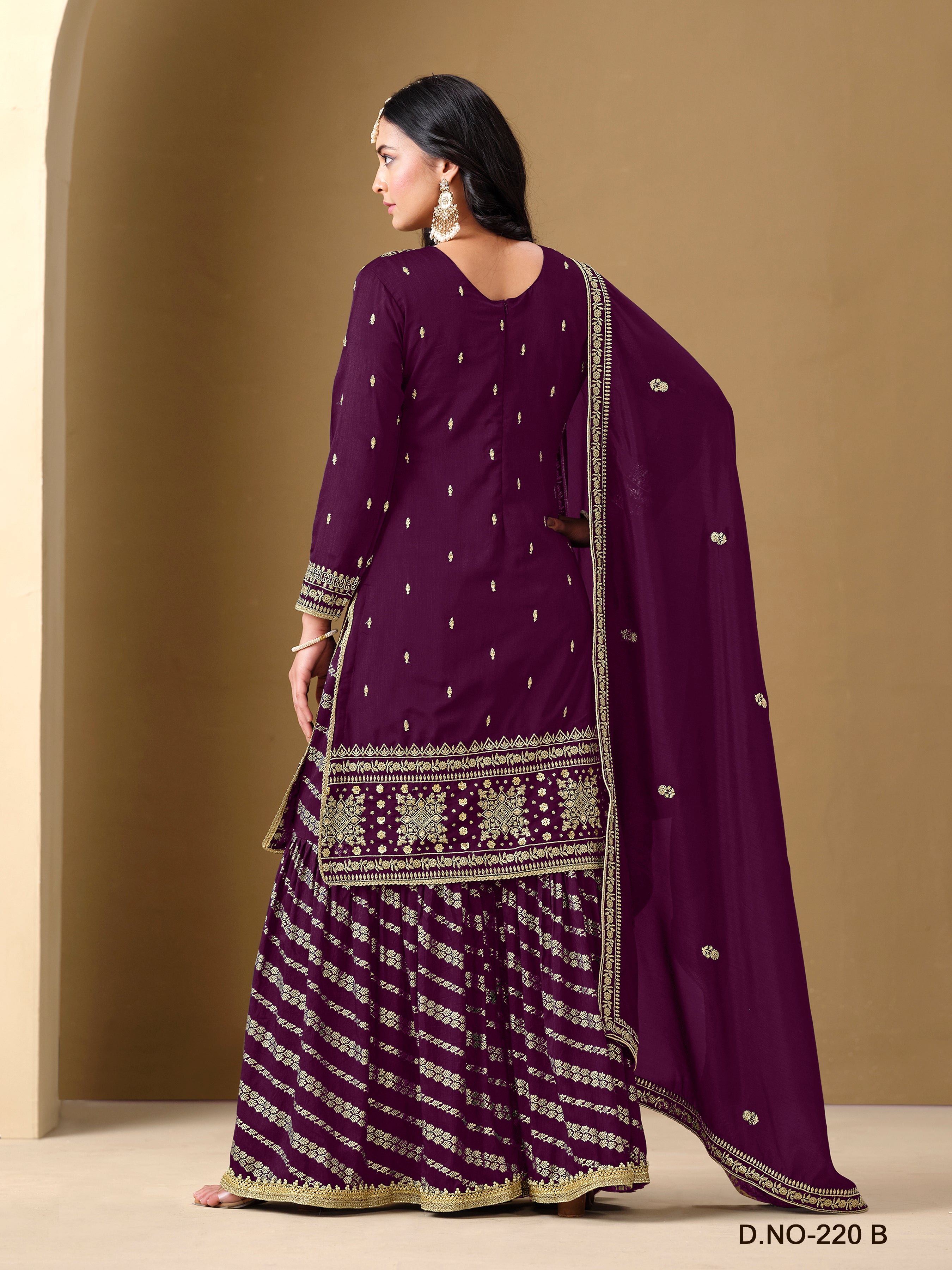 Designer sharara suit EASR0058