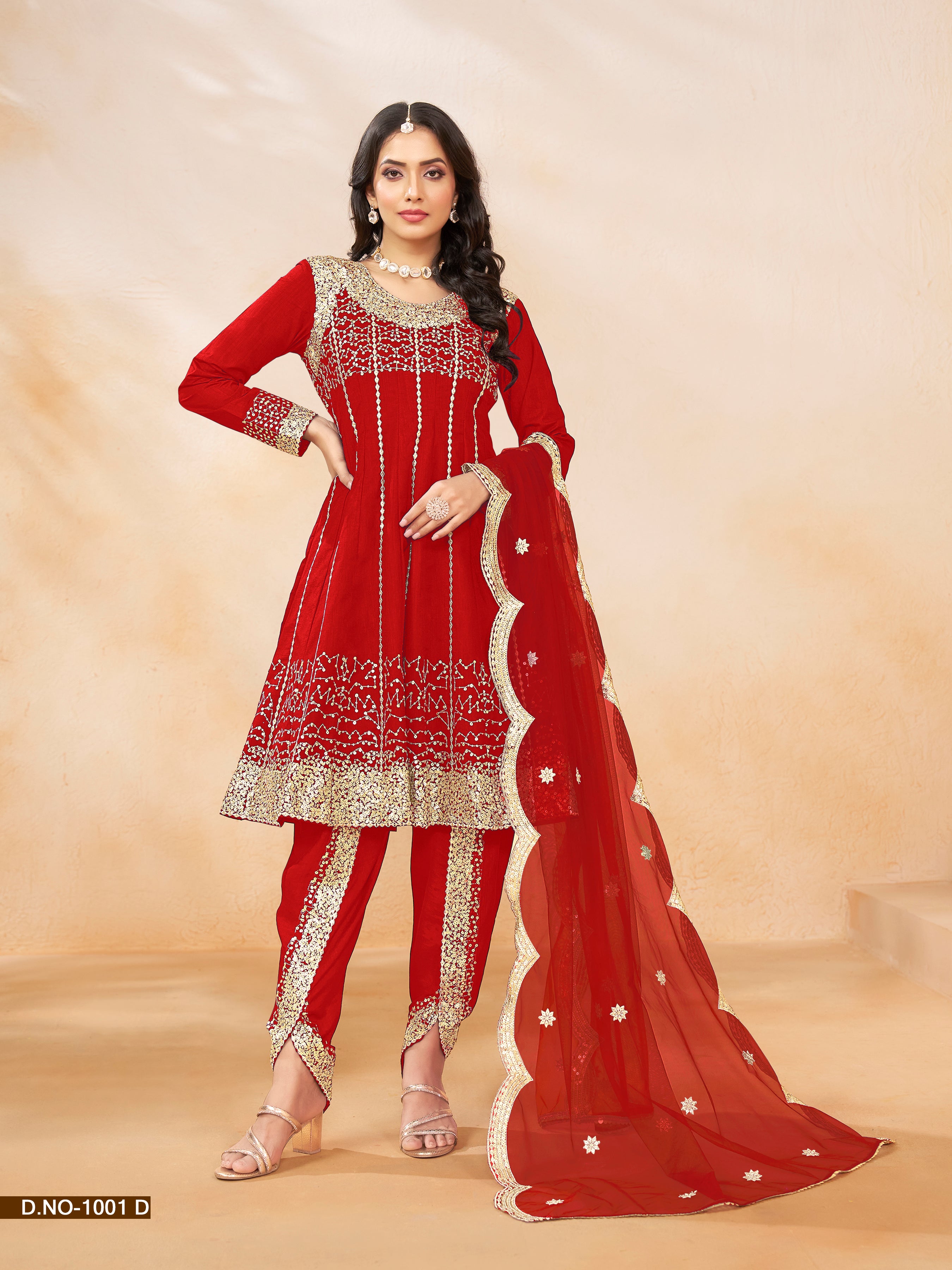 ART SILK FABRIC DESIGNER SUIT EAST0018