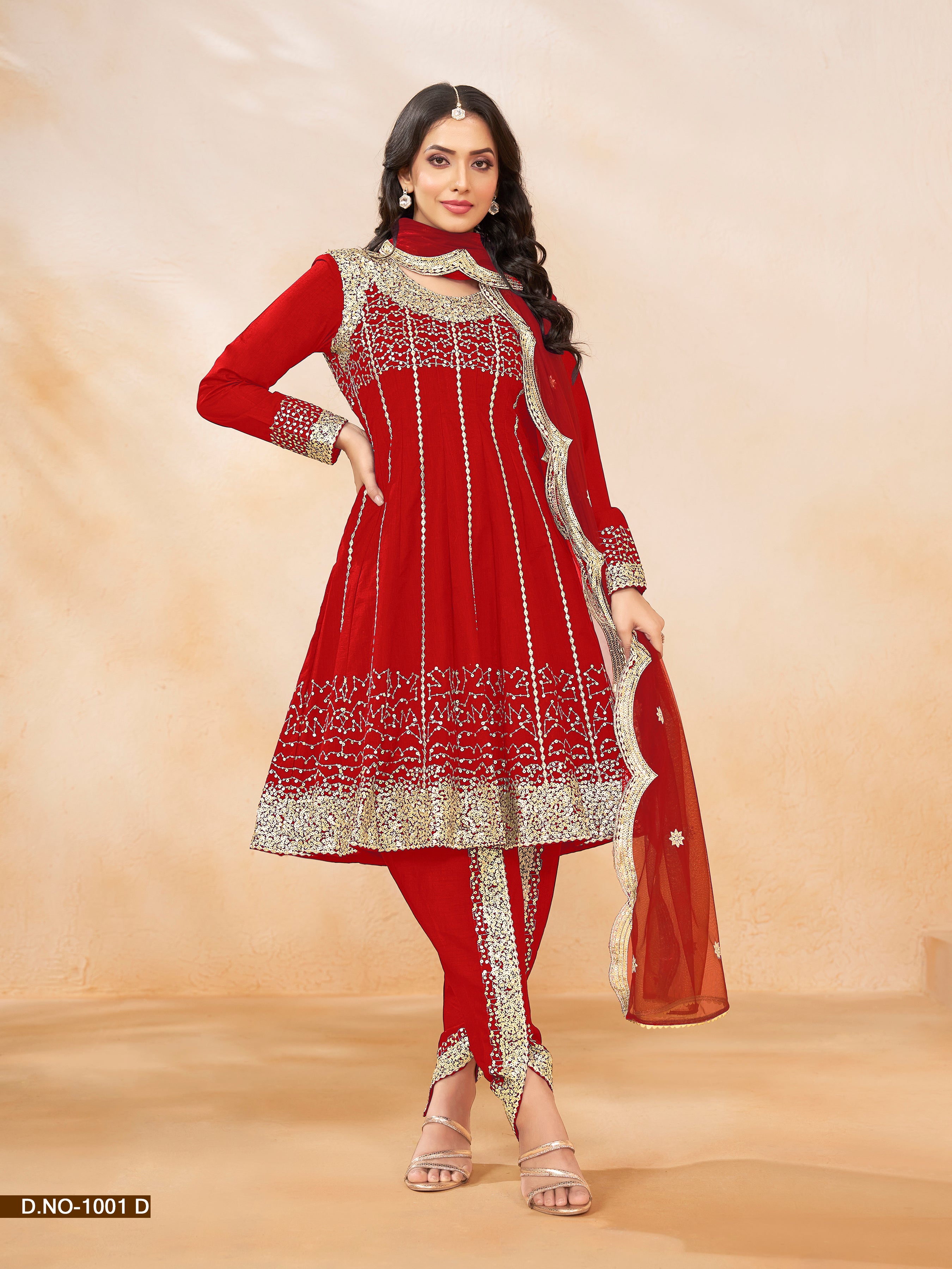 ART SILK FABRIC DESIGNER SUIT EAST0018