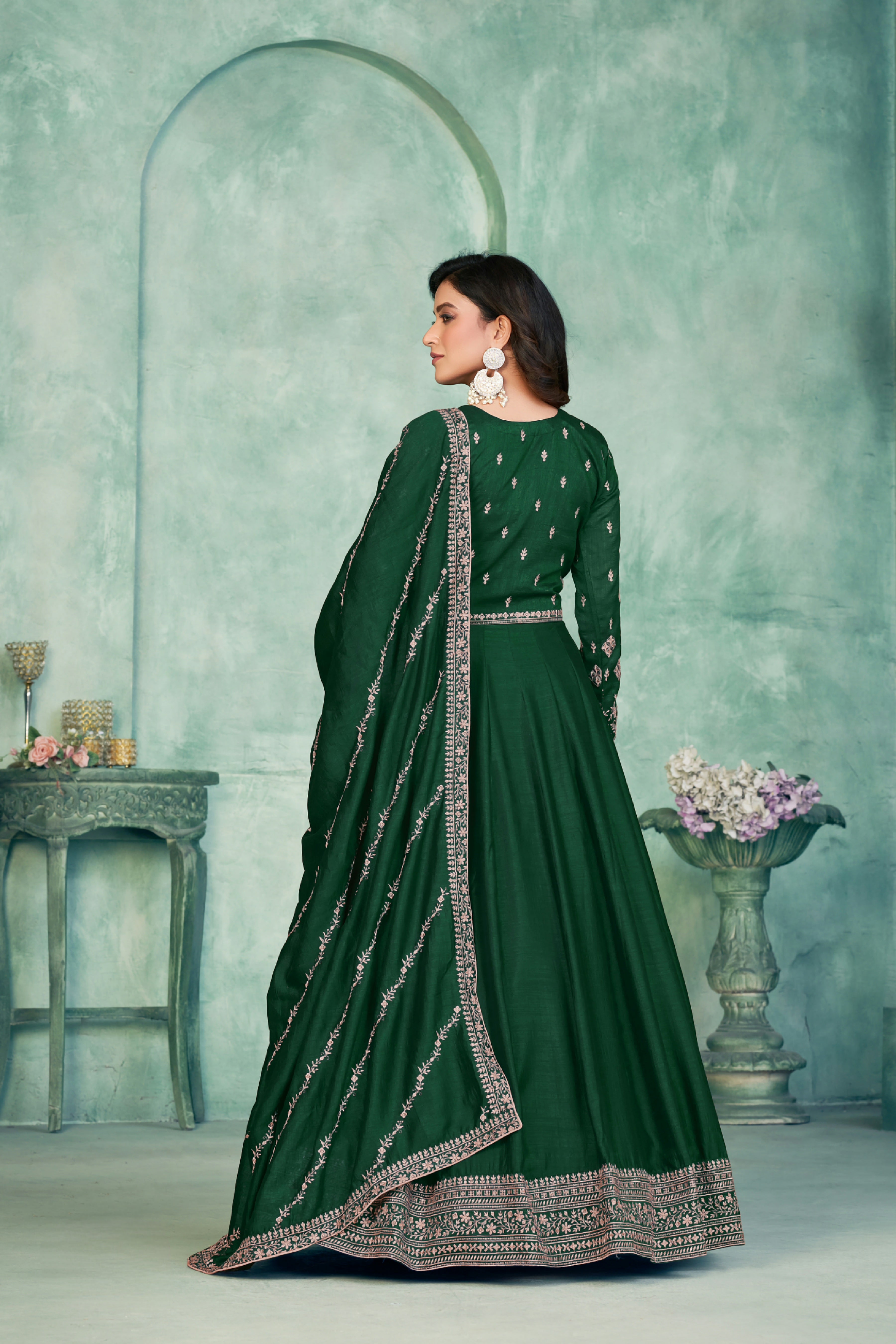 Silken Radiance Designer Gown EAGW0051