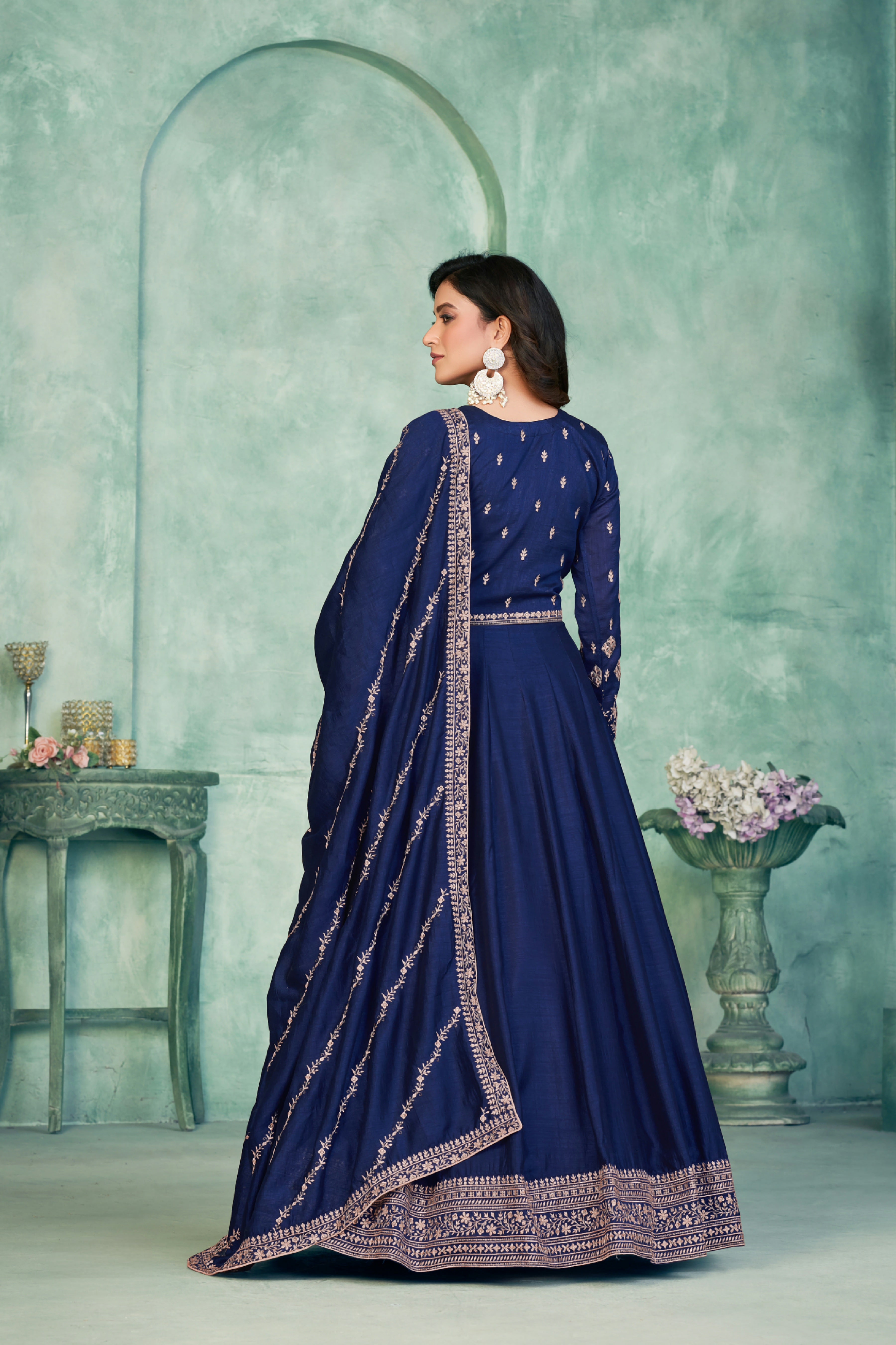 Silken Radiance Designer Gown EAGW0051