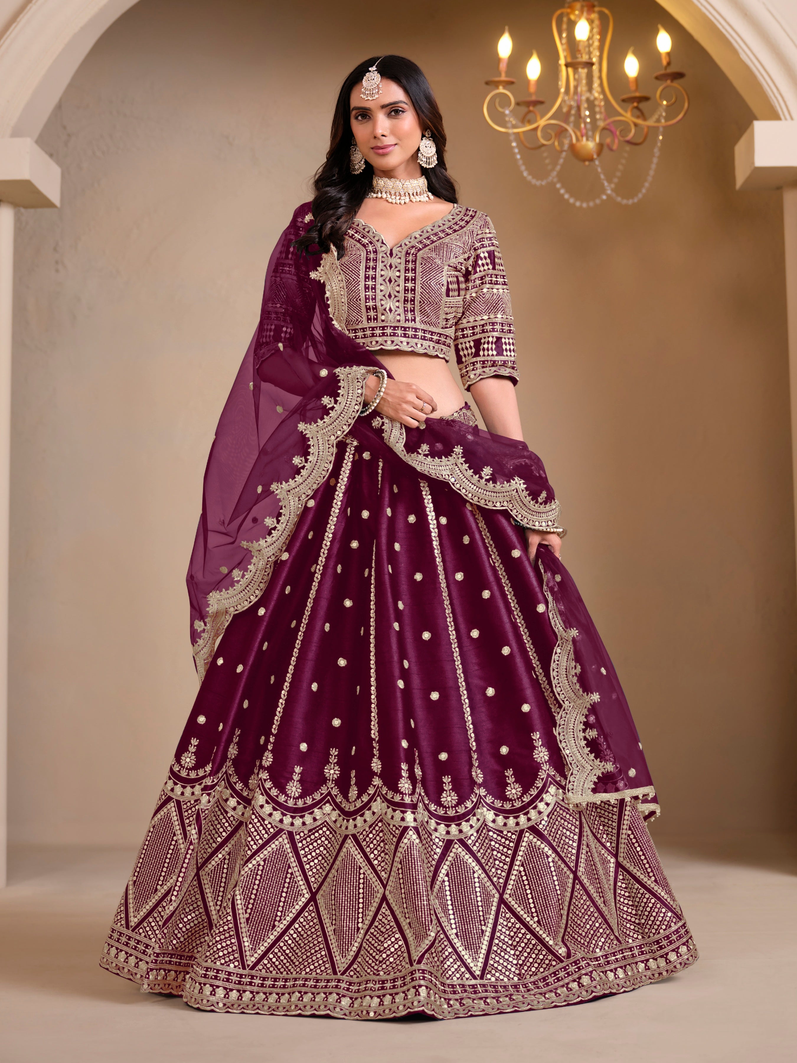 Lehenga choli with premium Embroidery work LXLG0013
