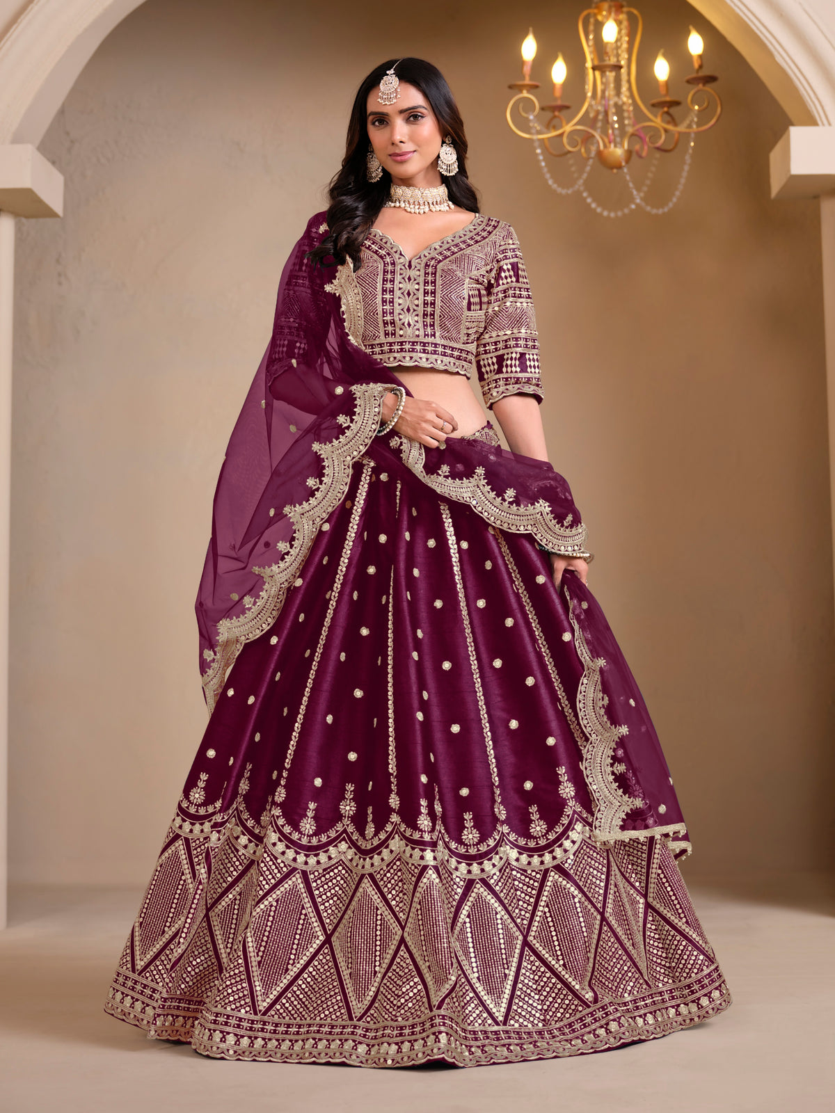 Lehenga choli with premium Embroidery work LXLG0013