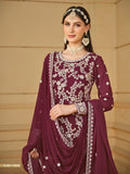 Serene Elegance Faux Georgatte SHARARA EASR0045
