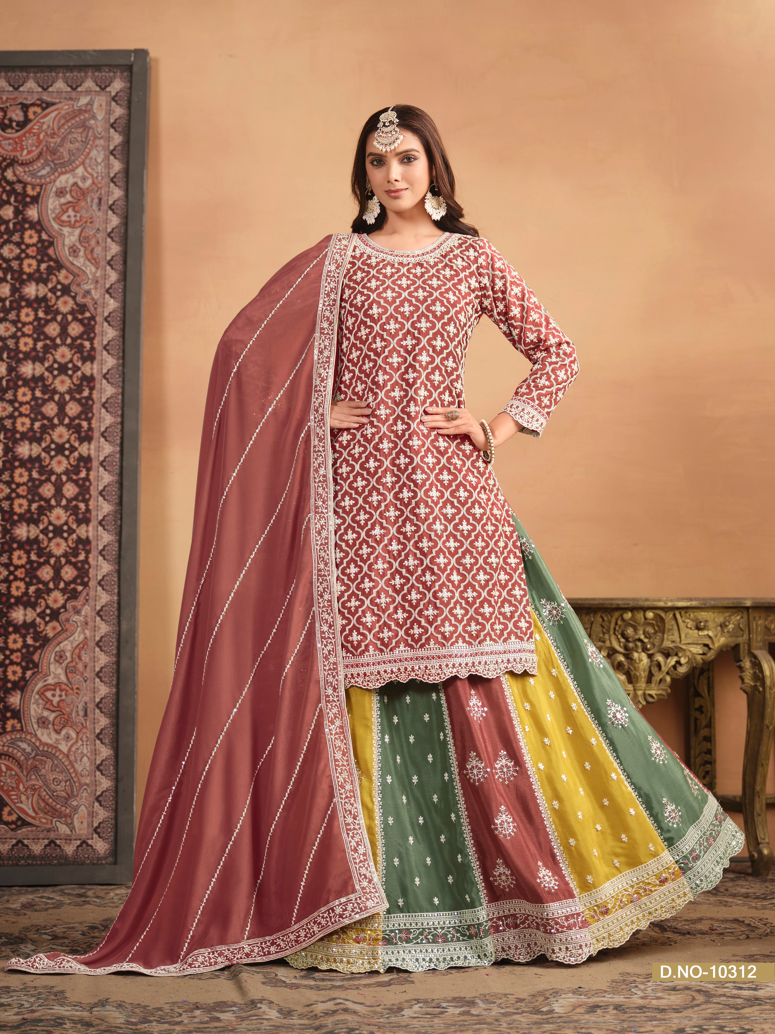 Silken Symphony Lehenga SHARARA EASR0046