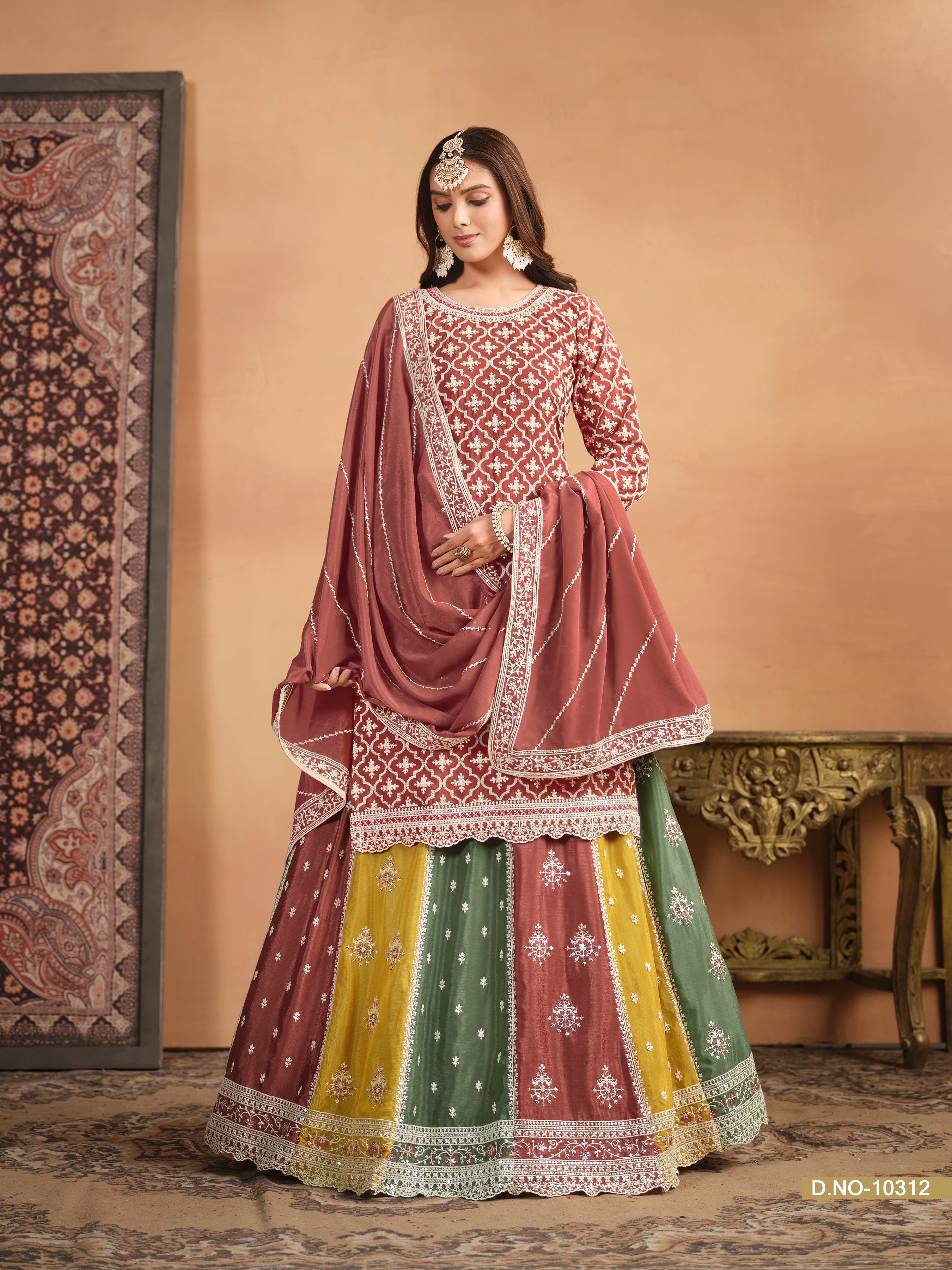 Silken Symphony Lehenga SHARARA EASR0046