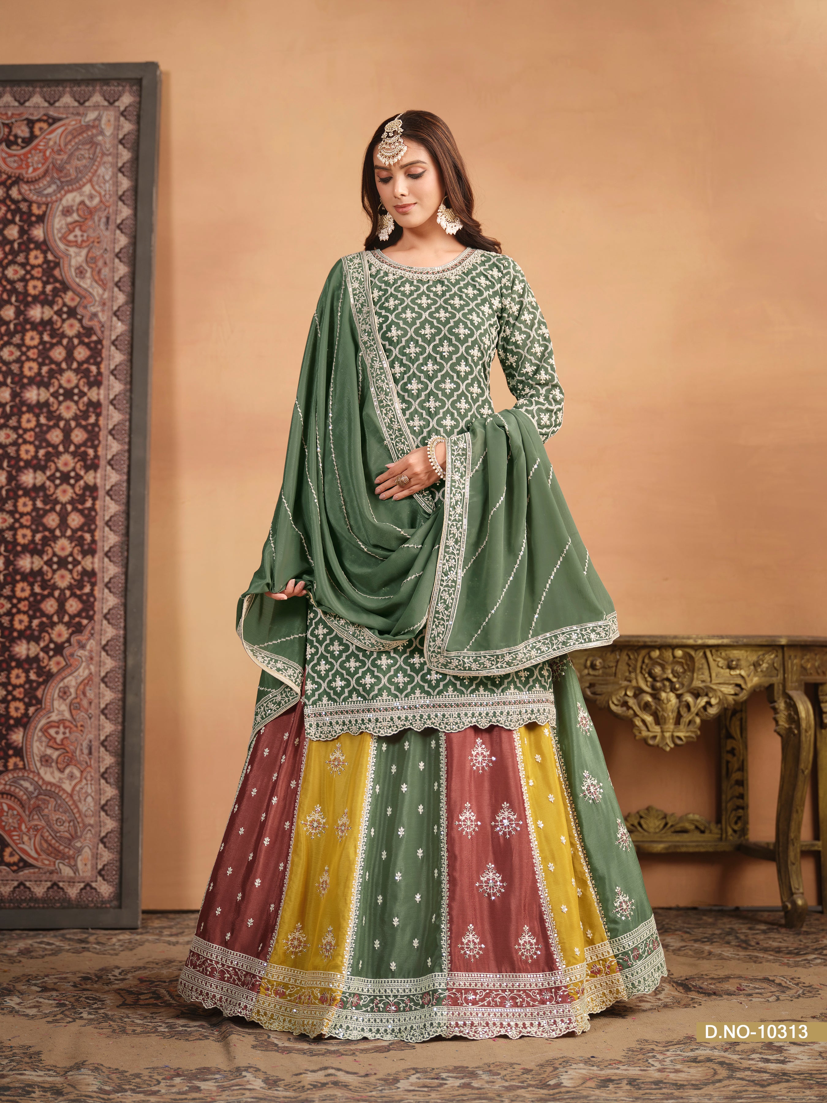Silken Symphony Lehenga SHARARA EASR0046