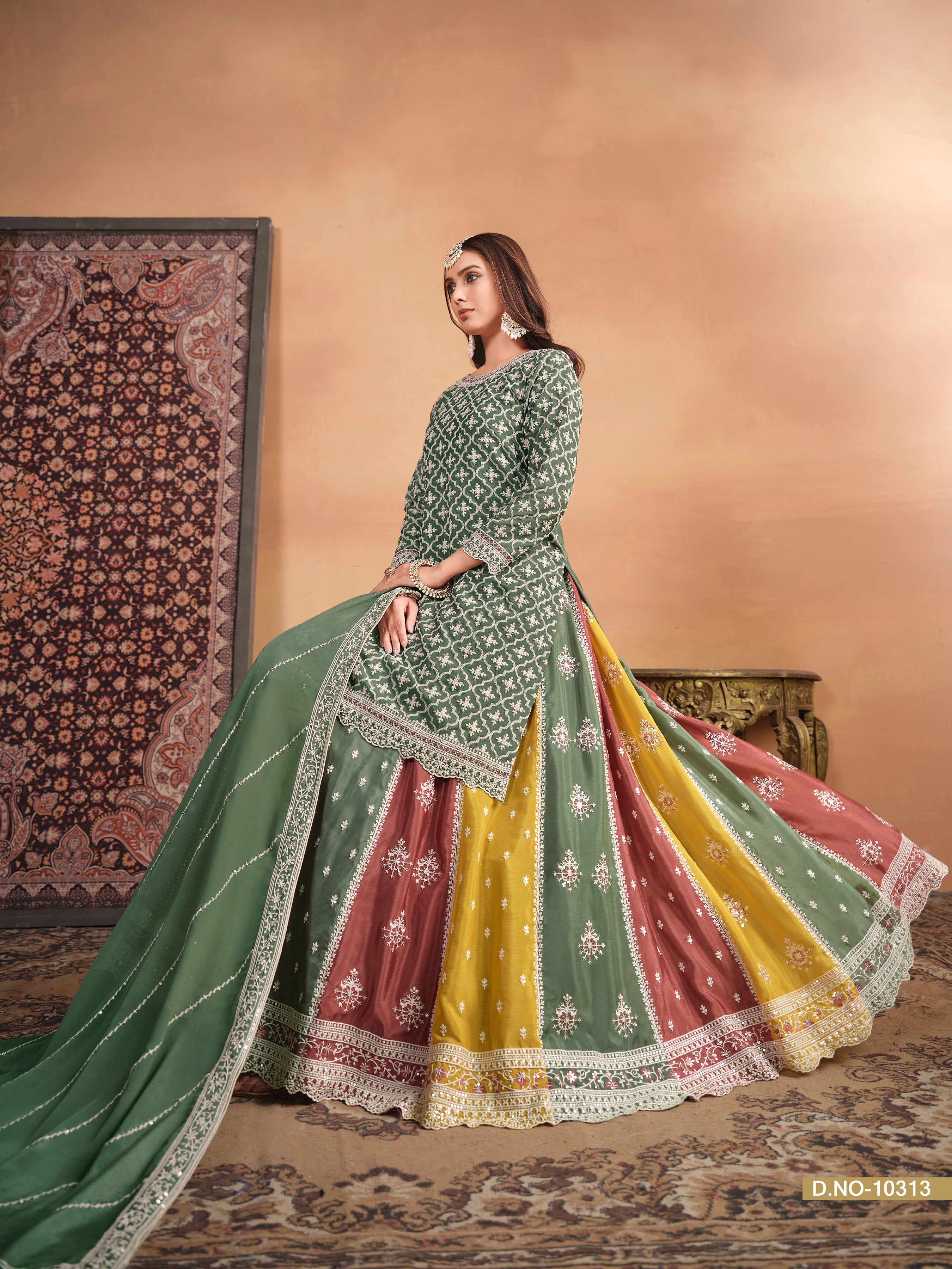 Silken Symphony Lehenga SHARARA EASR0046