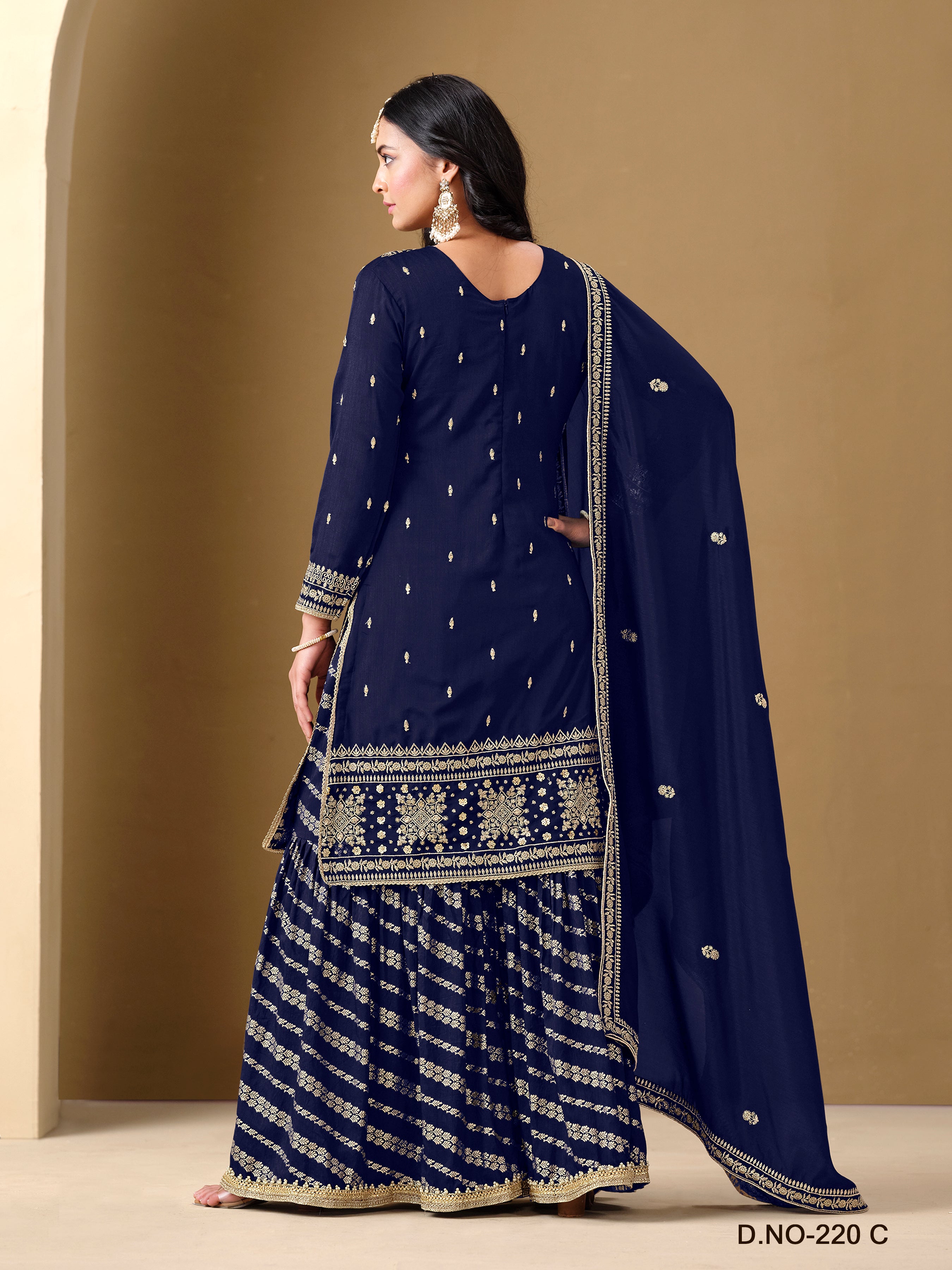 Designer sharara suit EASR0058