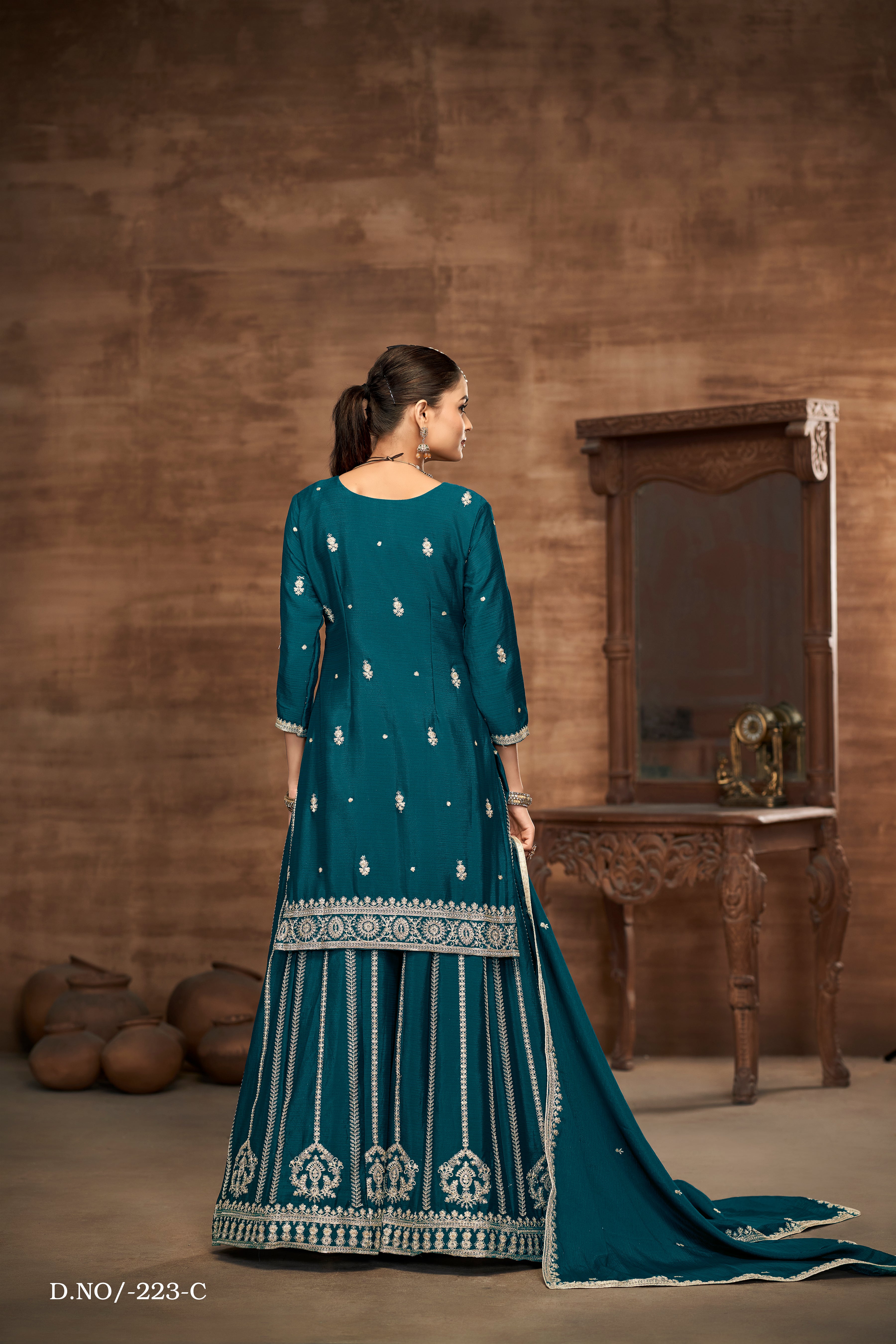 Lush Radiance Plazo Sharara Suit  EASR0060