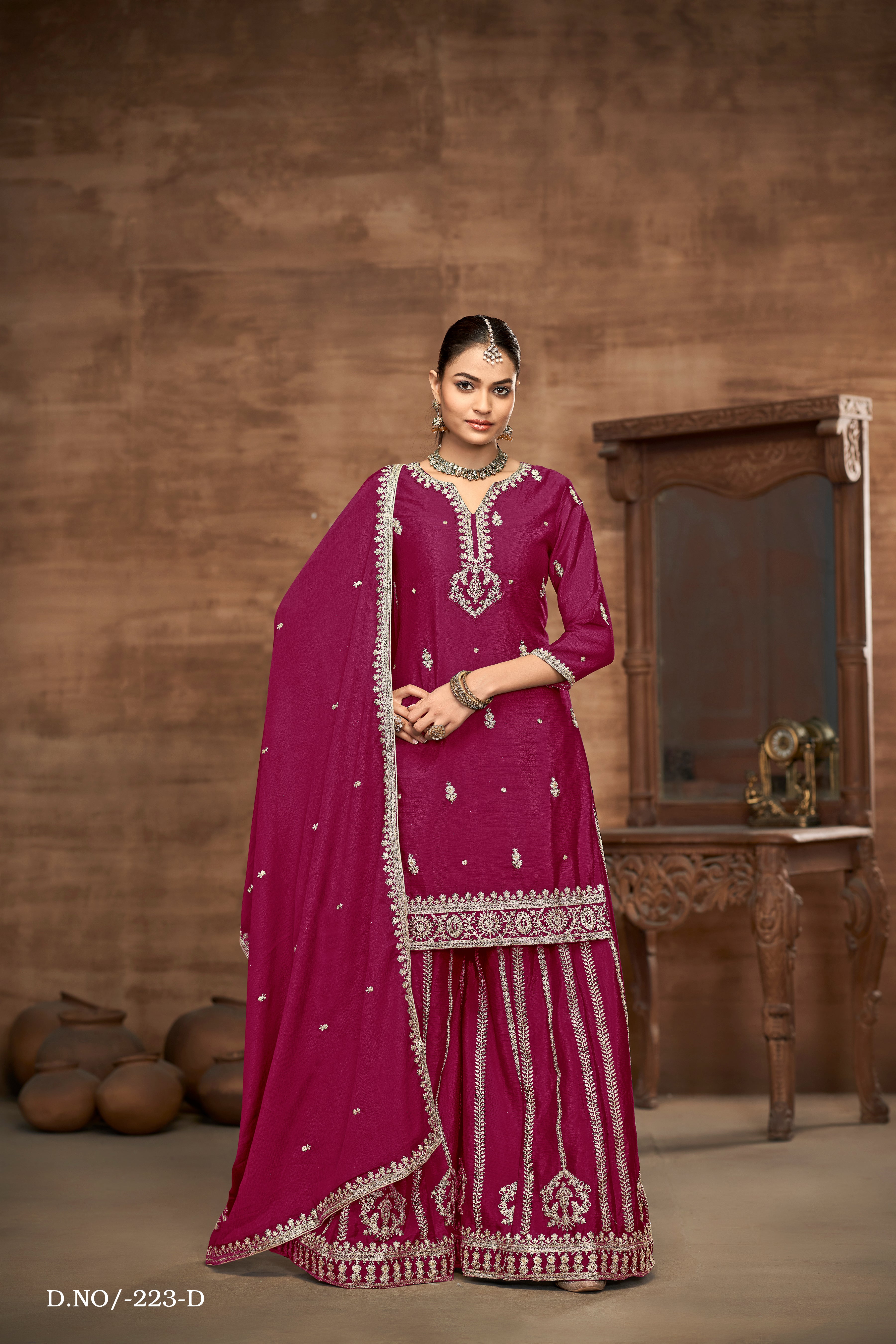 Lush Radiance Plazo Sharara Suit  EASR0060