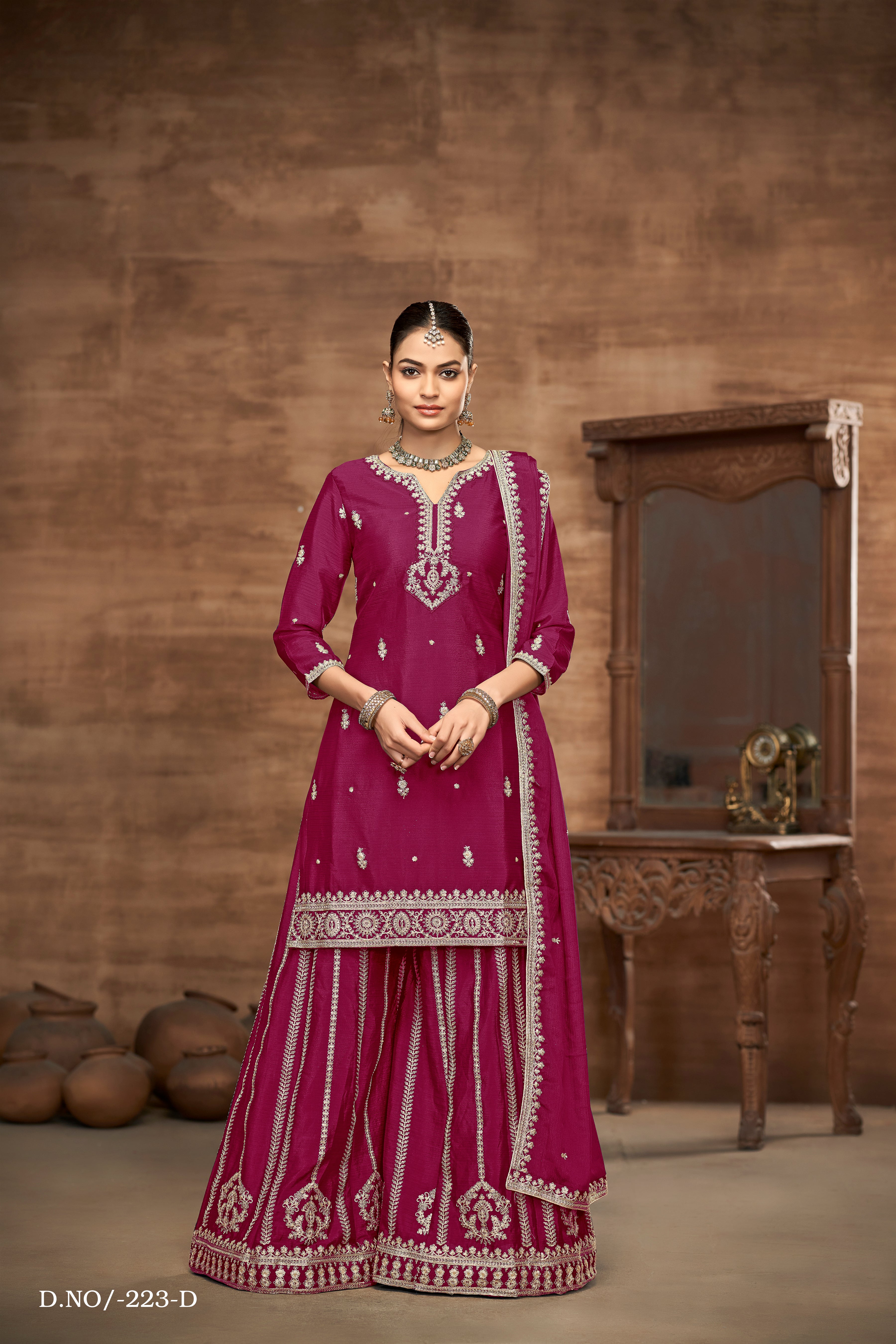 Lush Radiance Plazo Sharara Suit  EASR0060