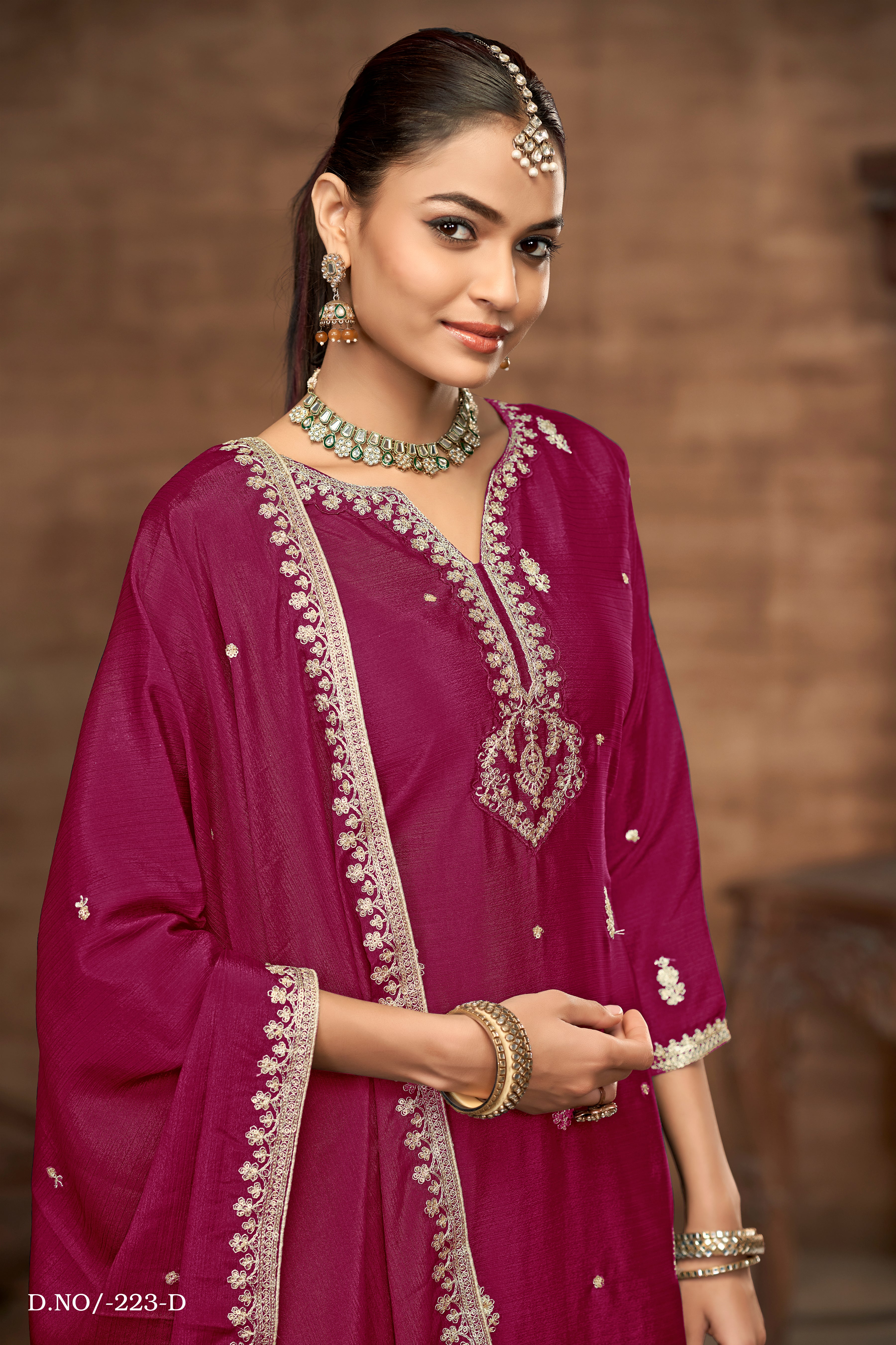 Lush Radiance Plazo Sharara Suit  EASR0060