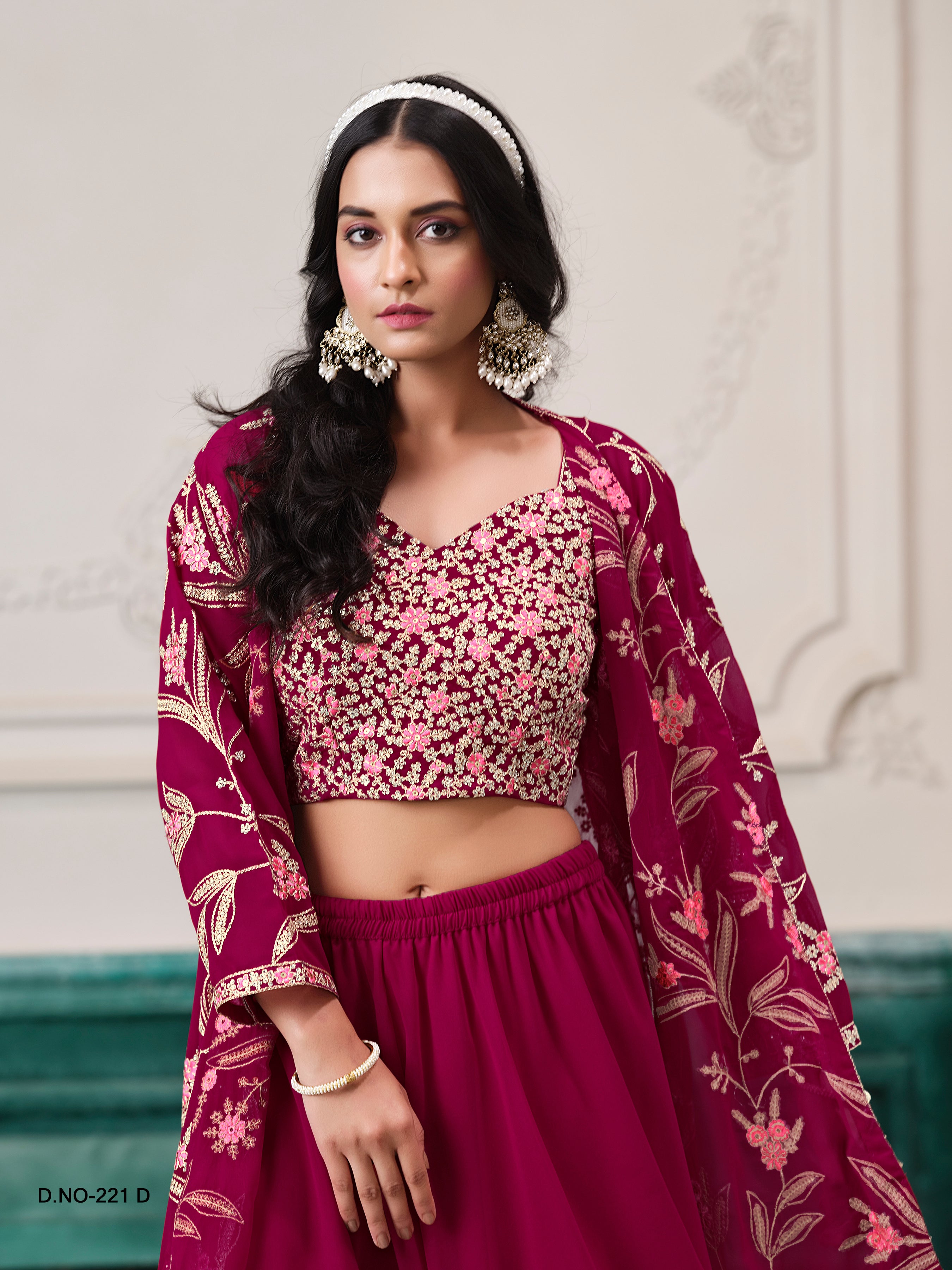 Ember Petals Designer Sharara LXLG0011