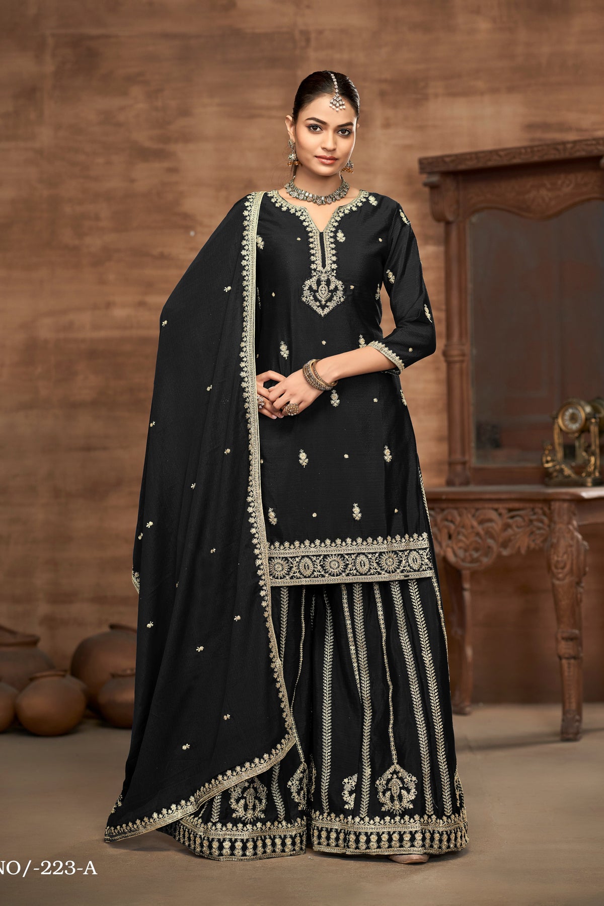 Lush Radiance Plazo Sharara Suit  EASR0060