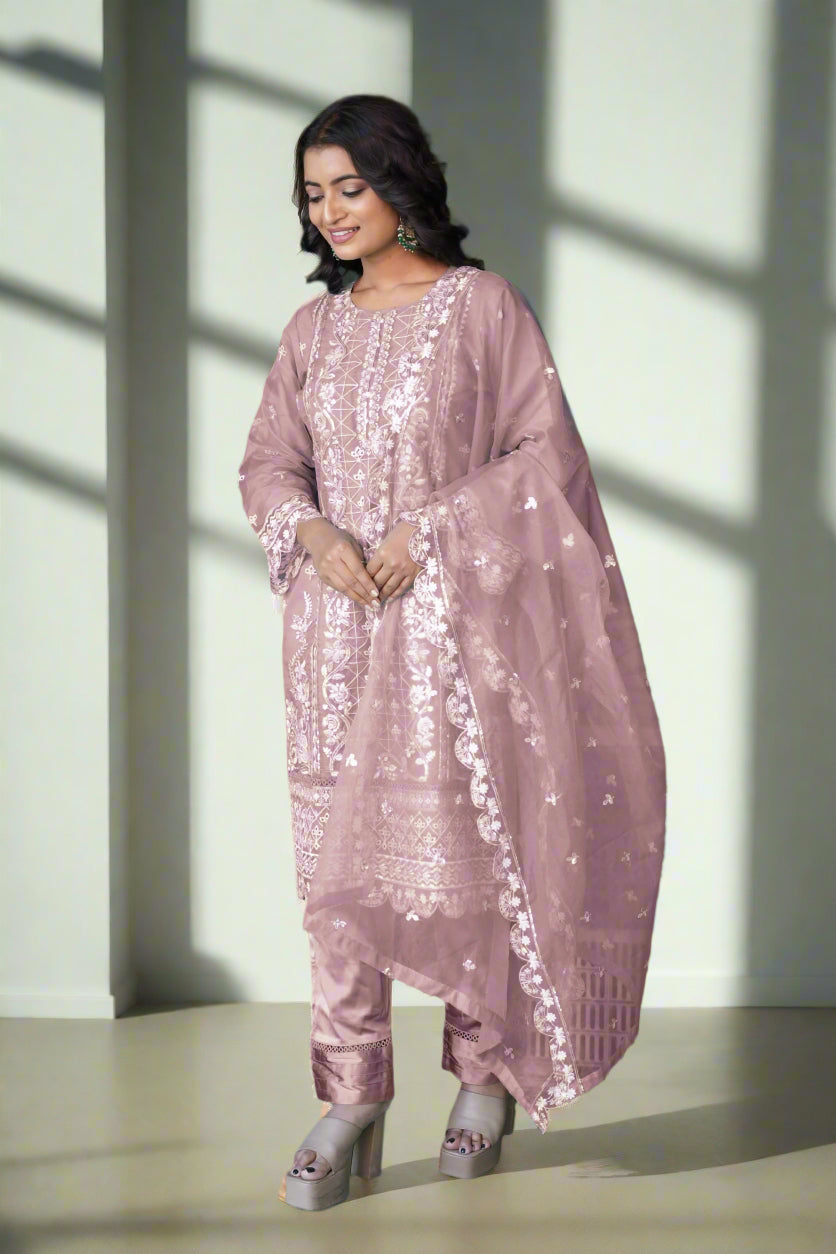 Ethereal Thread Bloom Pakistani Suit LXPK0052