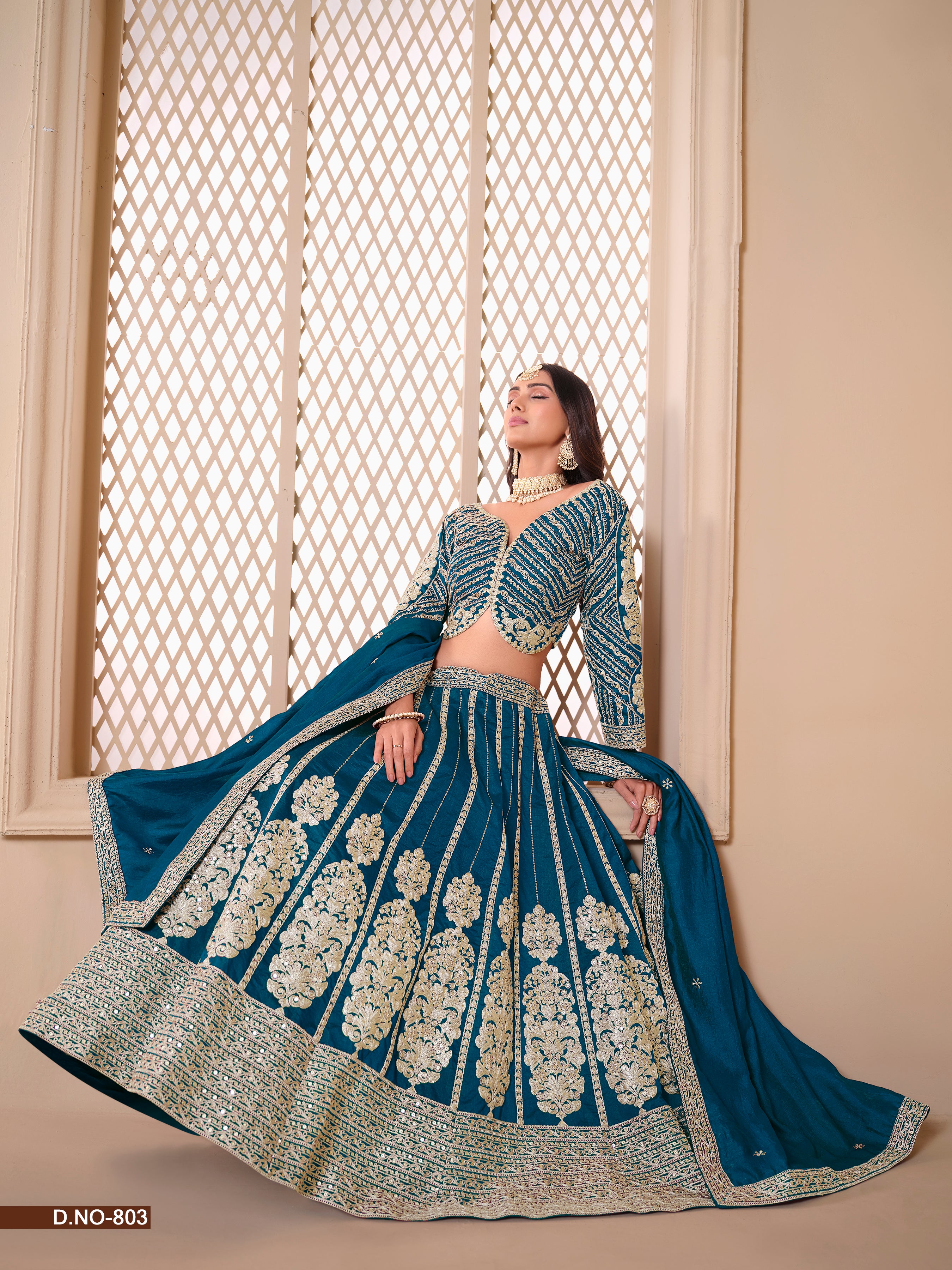Premium ZAri Work Lehenga choli LXLG0008