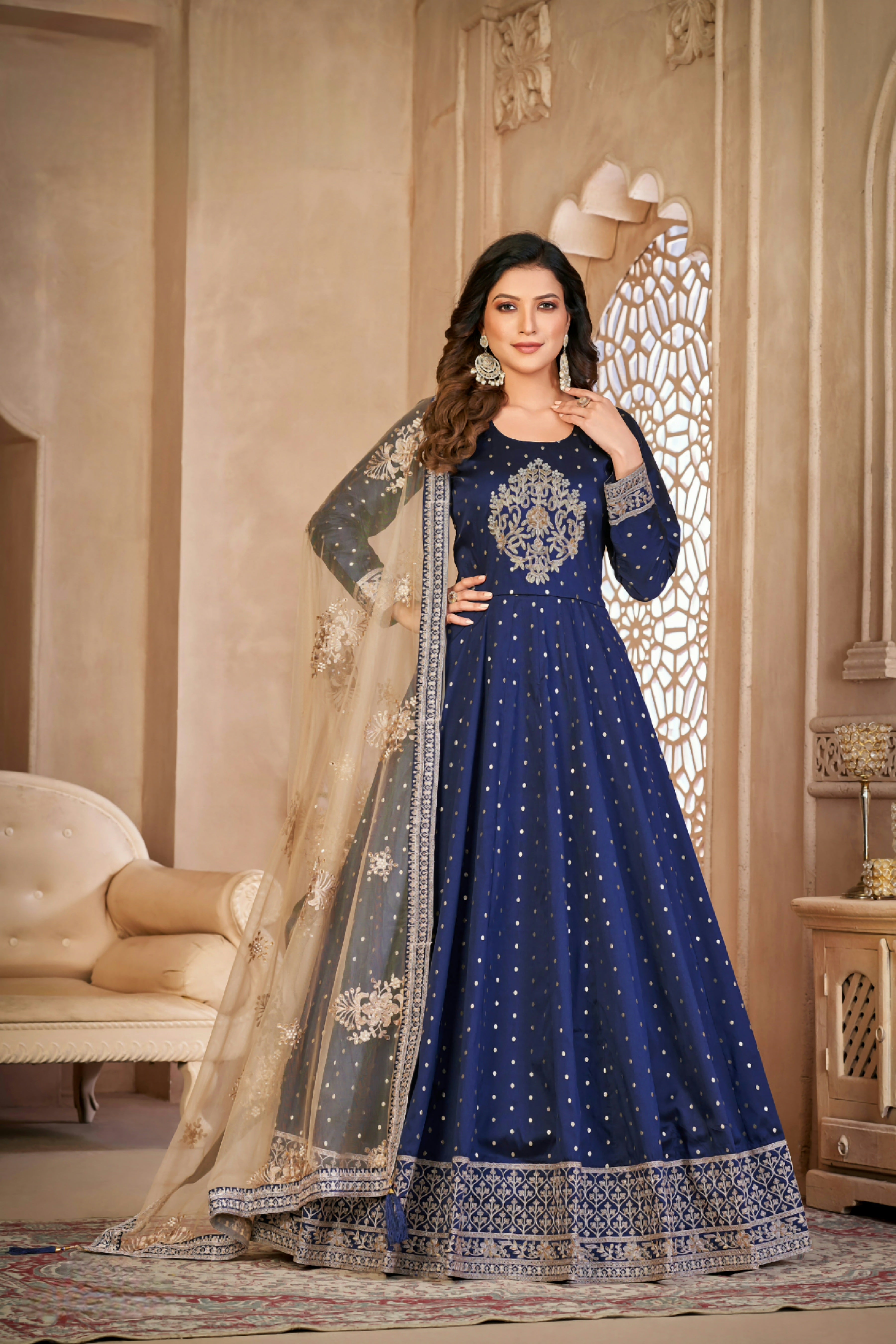 Butti Bloom Tuffeta Fab Gown EAGW0062