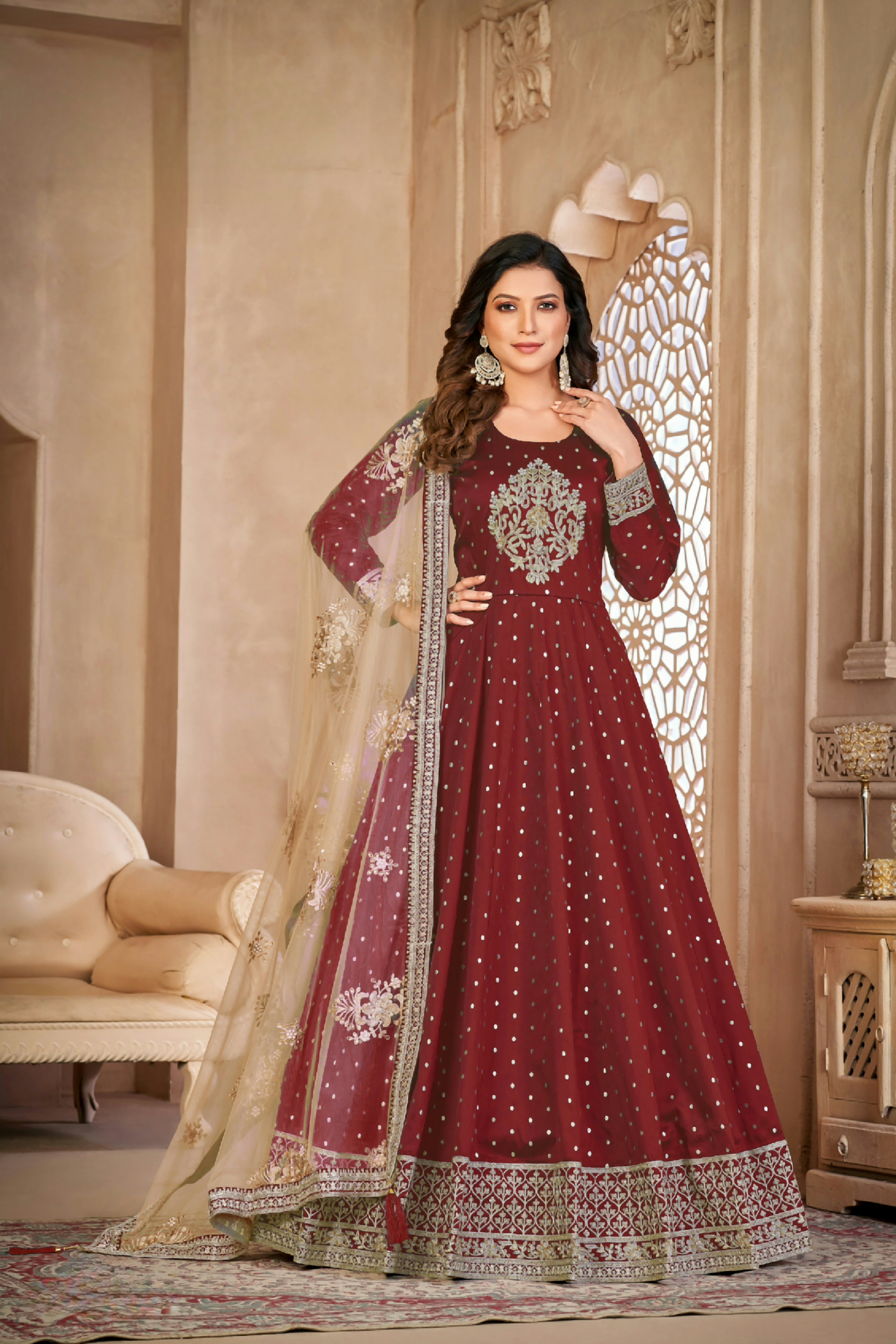 Butti Bloom Tuffeta Fab Gown EAGW0062