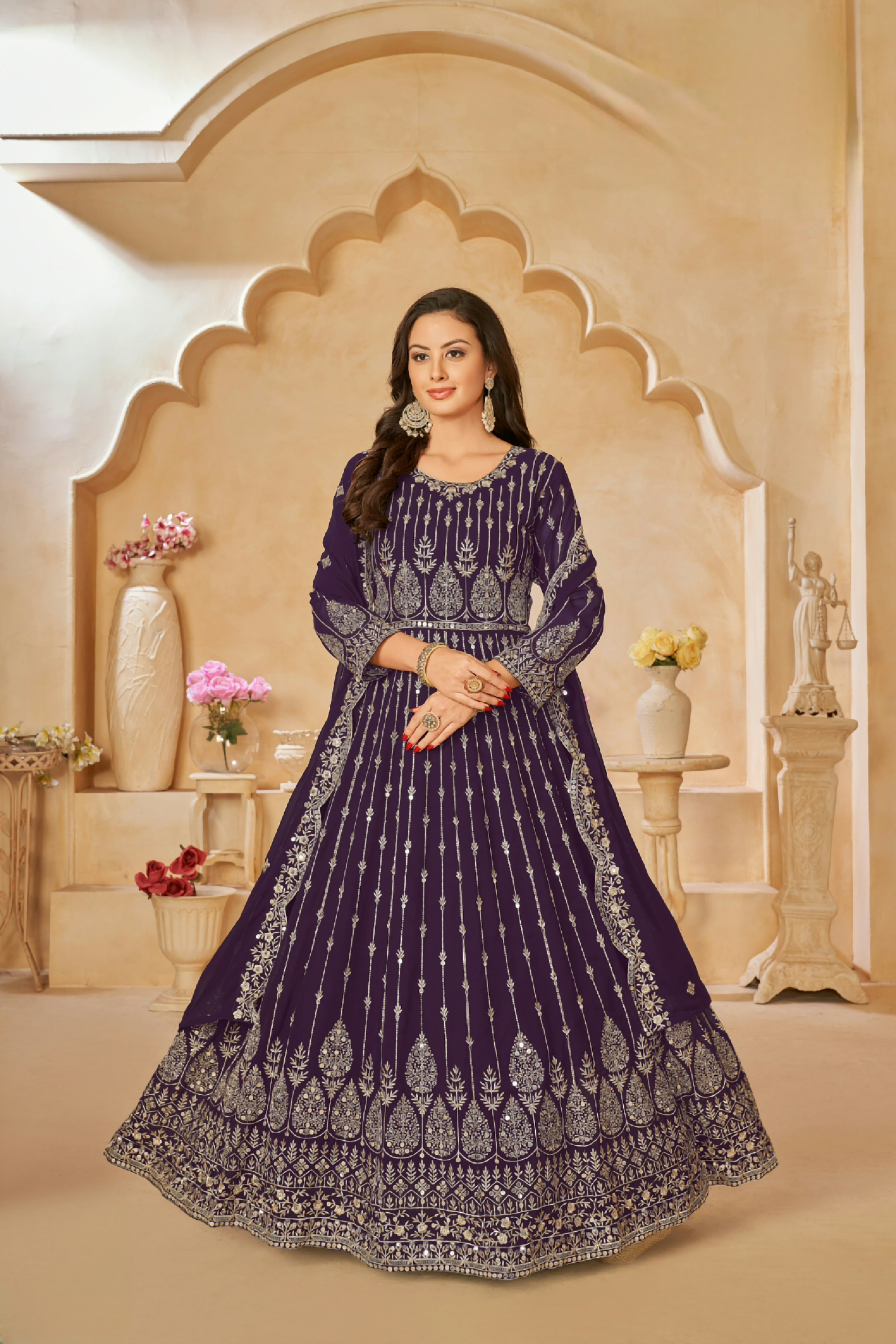 Embroide Essence Designer Gown EAGW0063