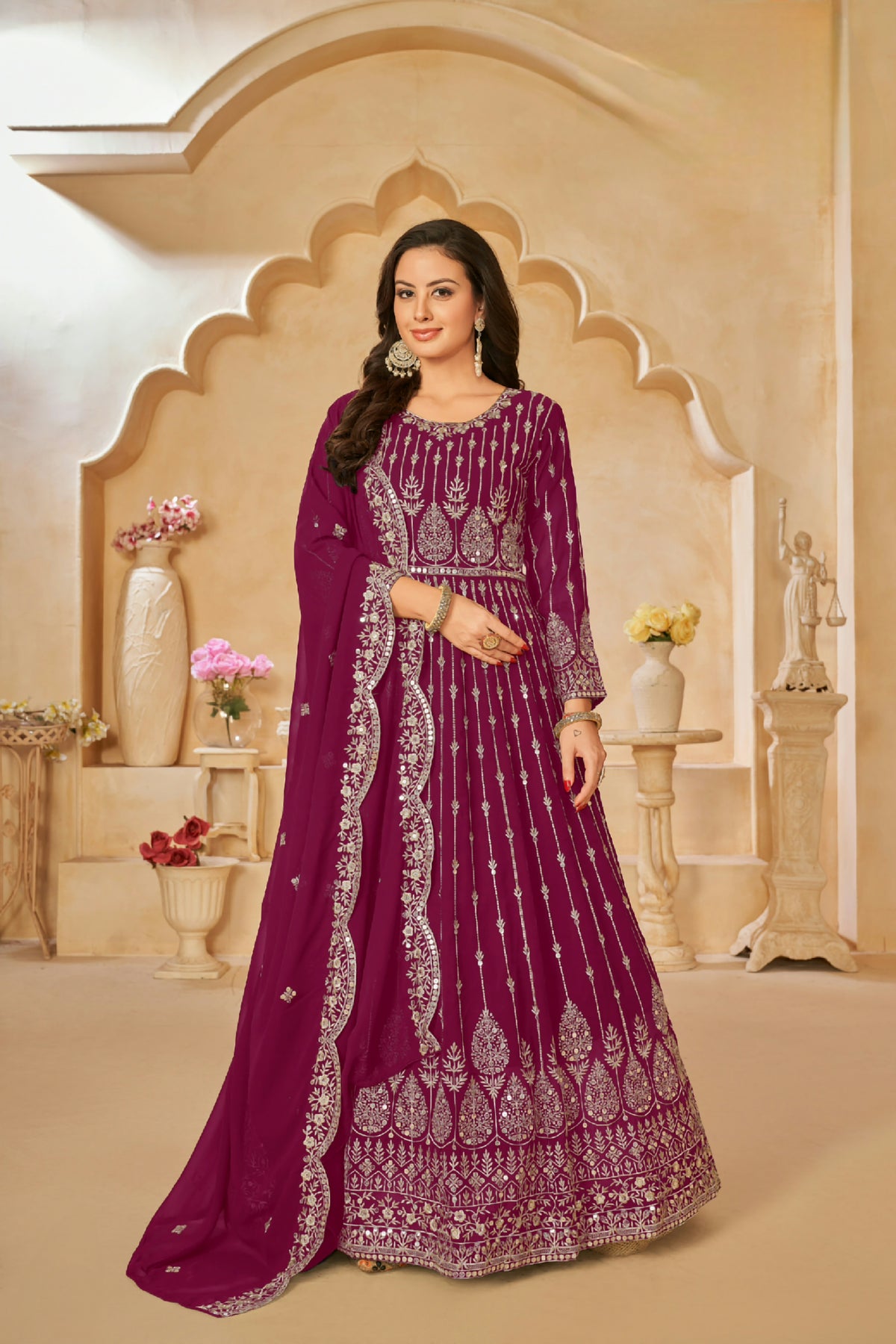 Embroide Essence Designer Gown EAGW0063