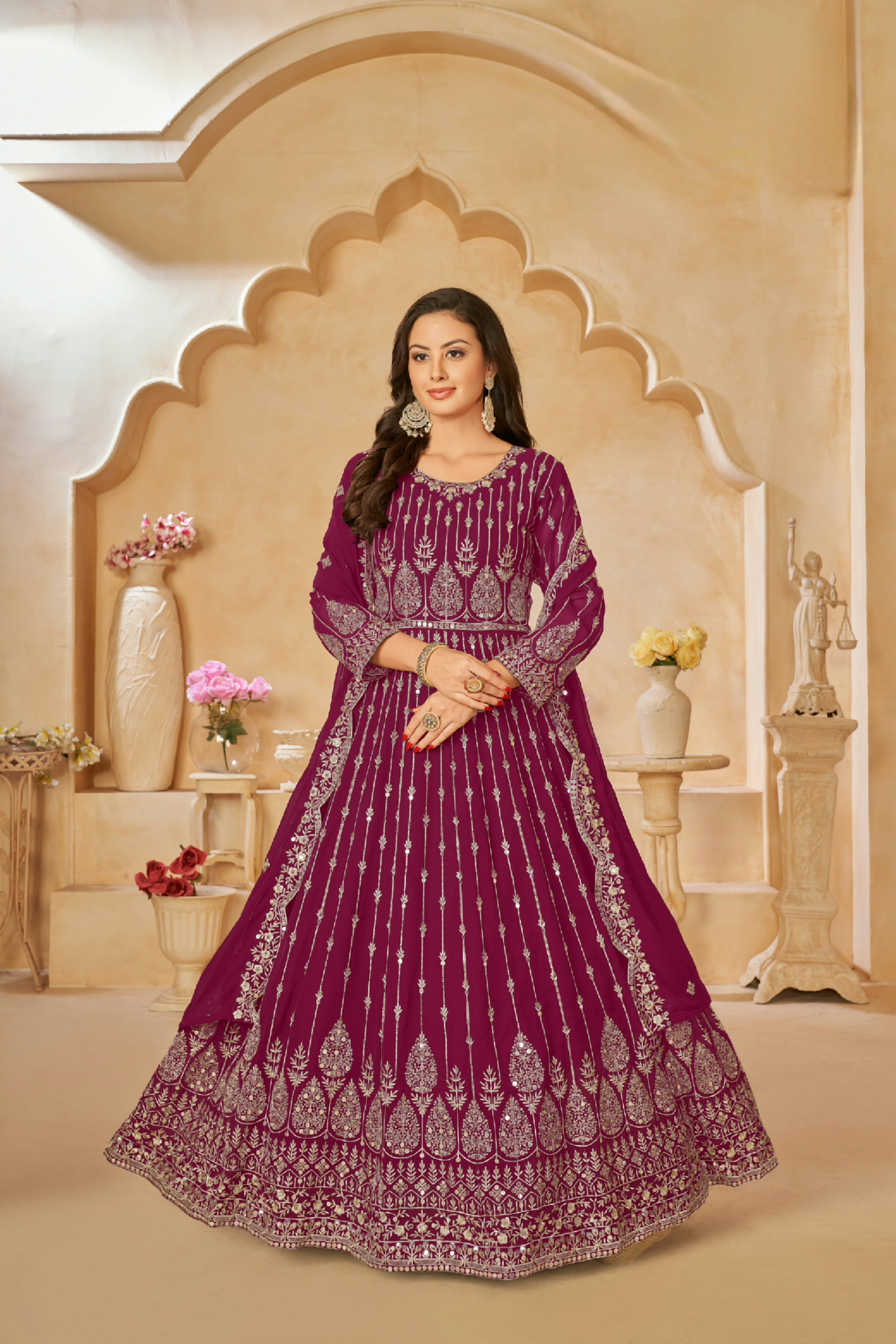 Embroide Essence Designer Gown EAGW0063