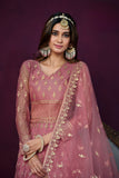 Embroidered Designer gown on net fabric LXGW0018