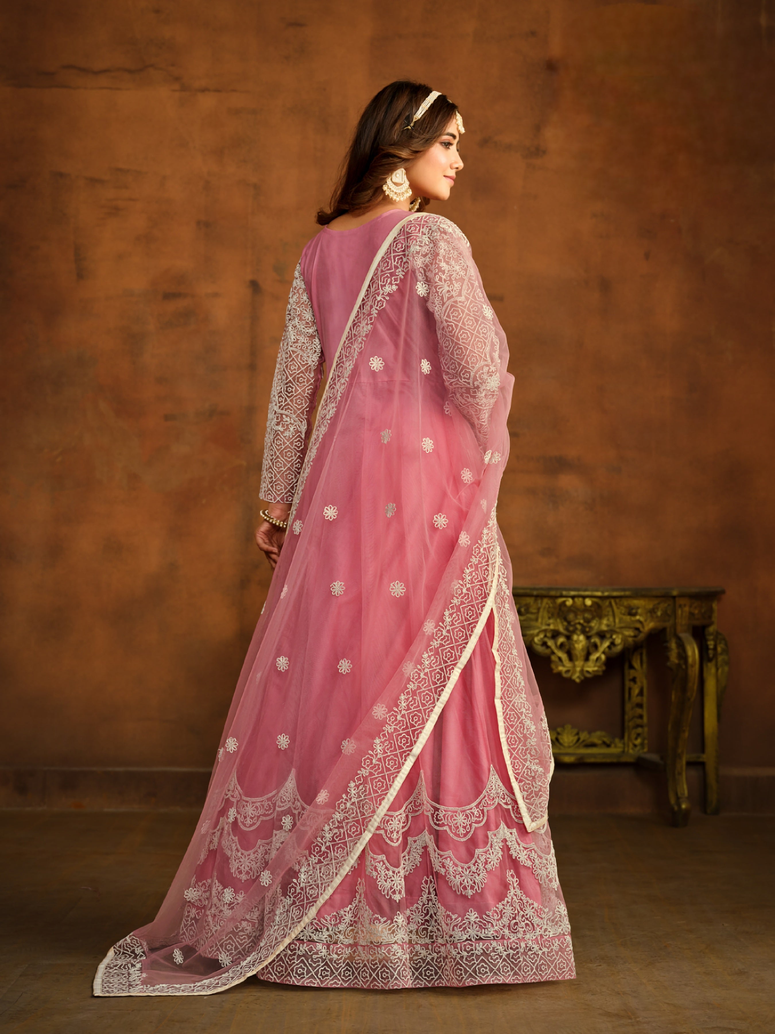 Netra Bloom Embroideried designer Gown EAGW0064