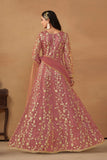 Satin Mist Floral design gown EAGW0065