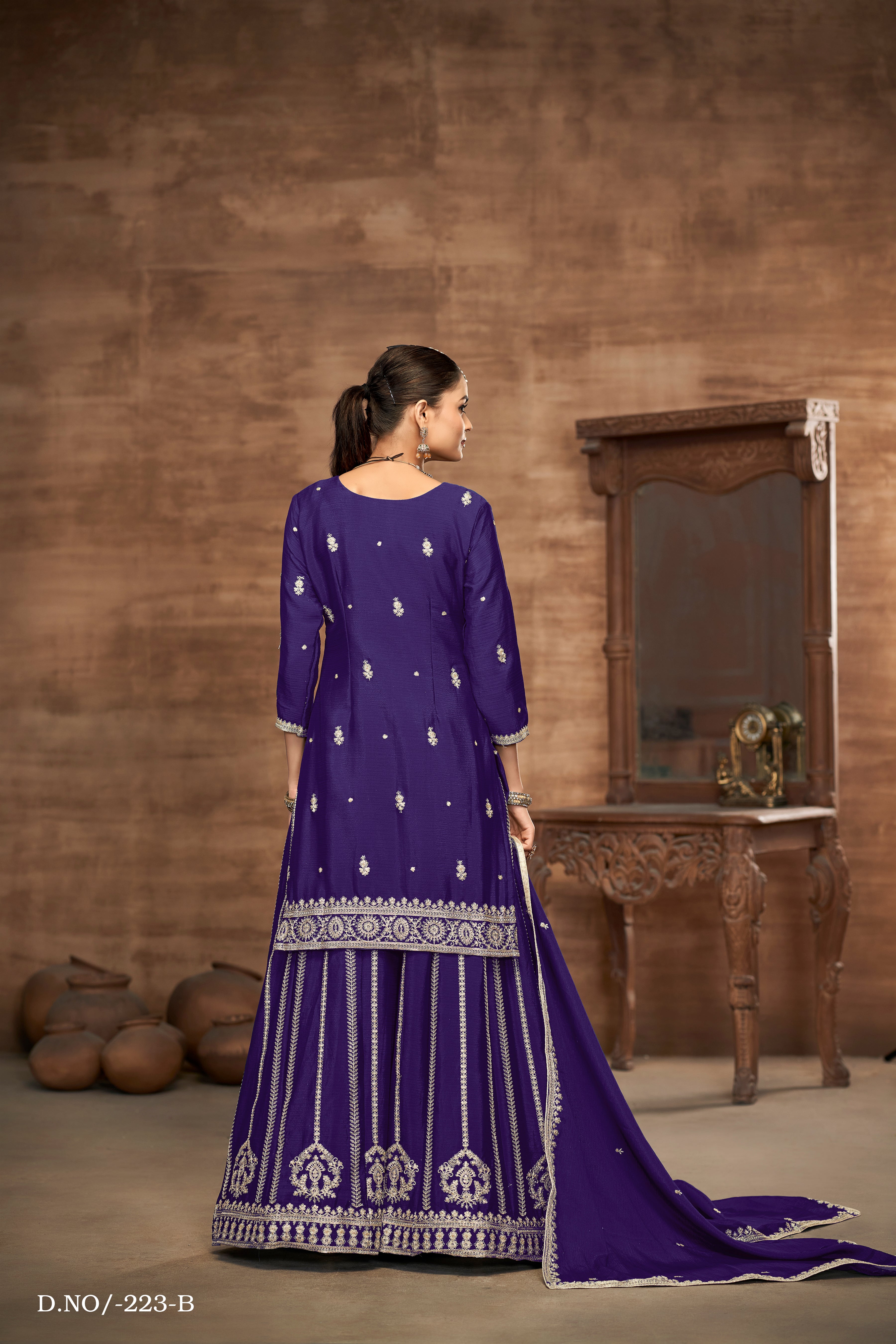 Lush Radiance Plazo Sharara Suit  EASR0060