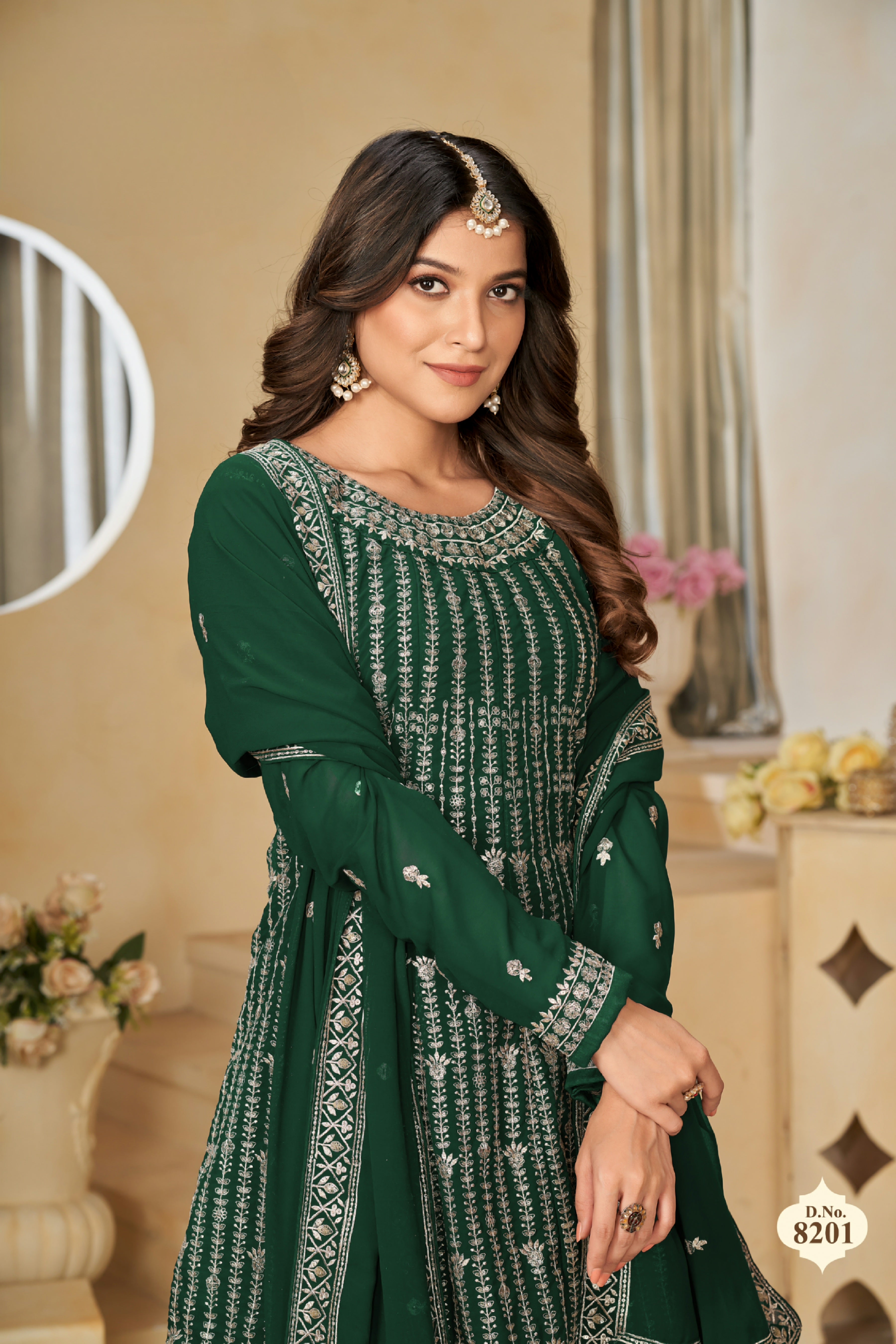 Ethereal Touch Embroideried sharara EASR0065
