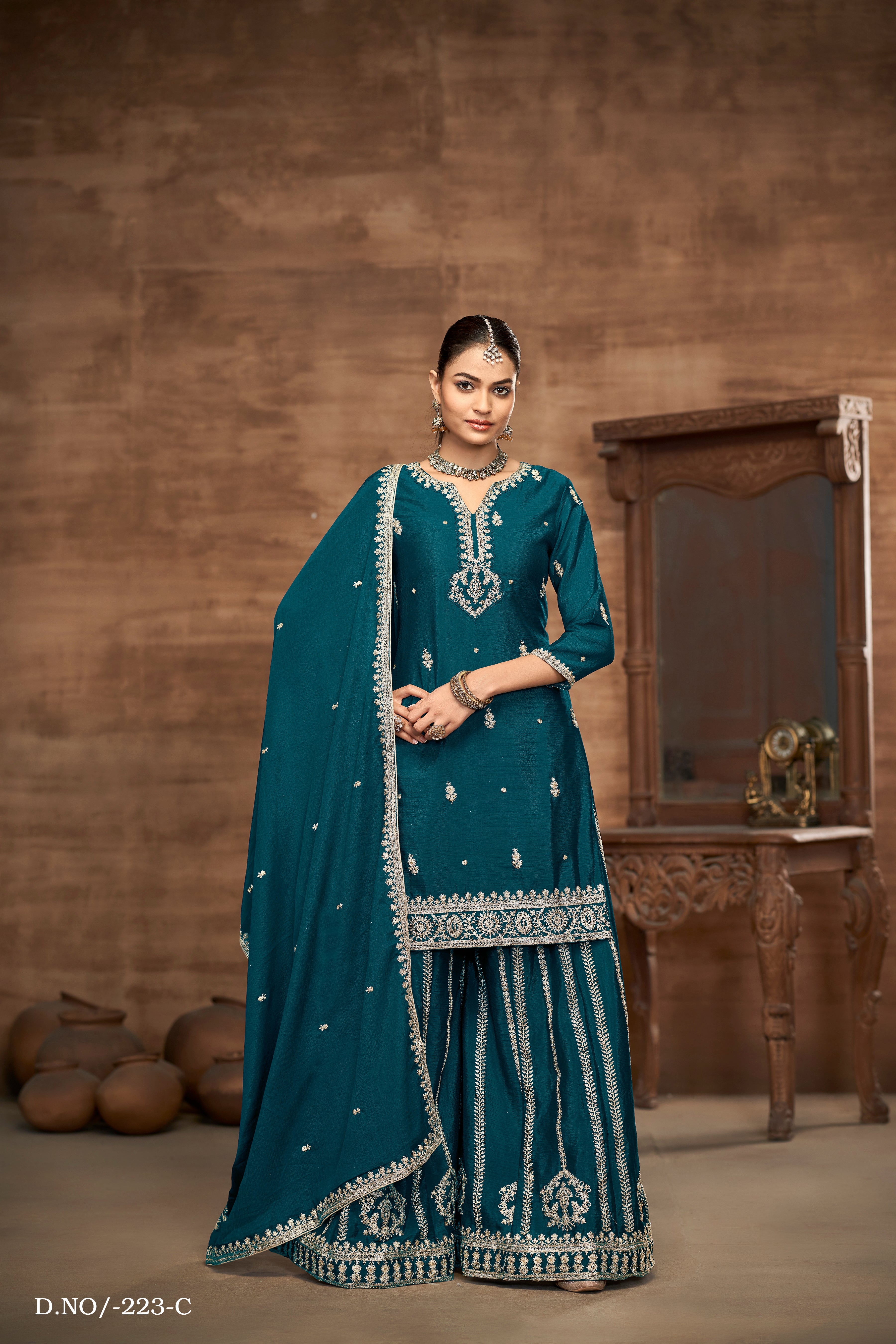 Lush Radiance Plazo Sharara Suit  EASR0060