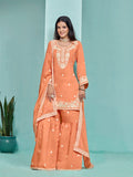 Roman silk Embroderied SHARARA EASR0063