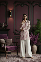 Purple Pure Cotton Printed Co-Ord Set Co-Ord Set CD0015