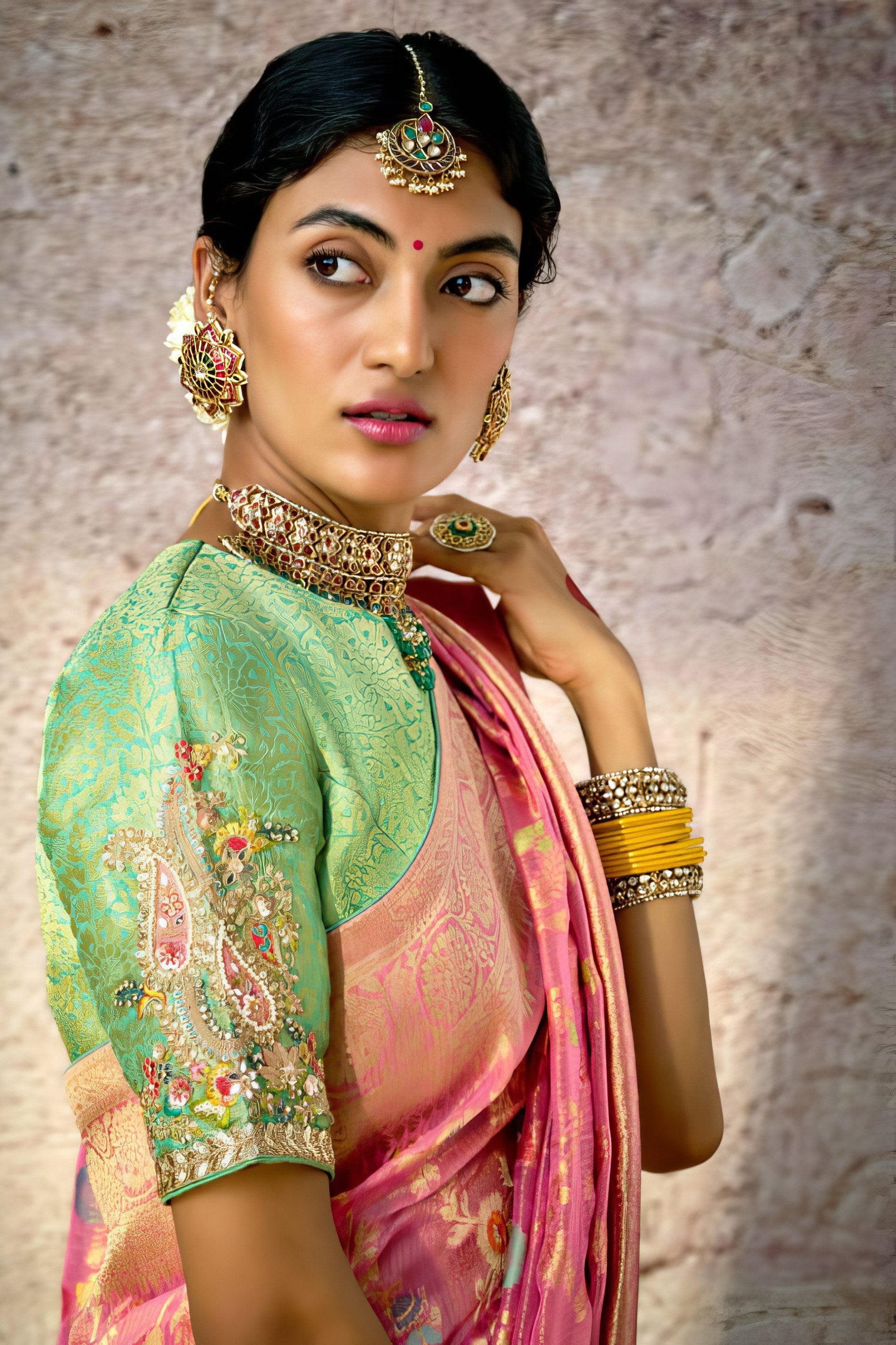 Kora Banarasi  Silky Saree LXSE0038