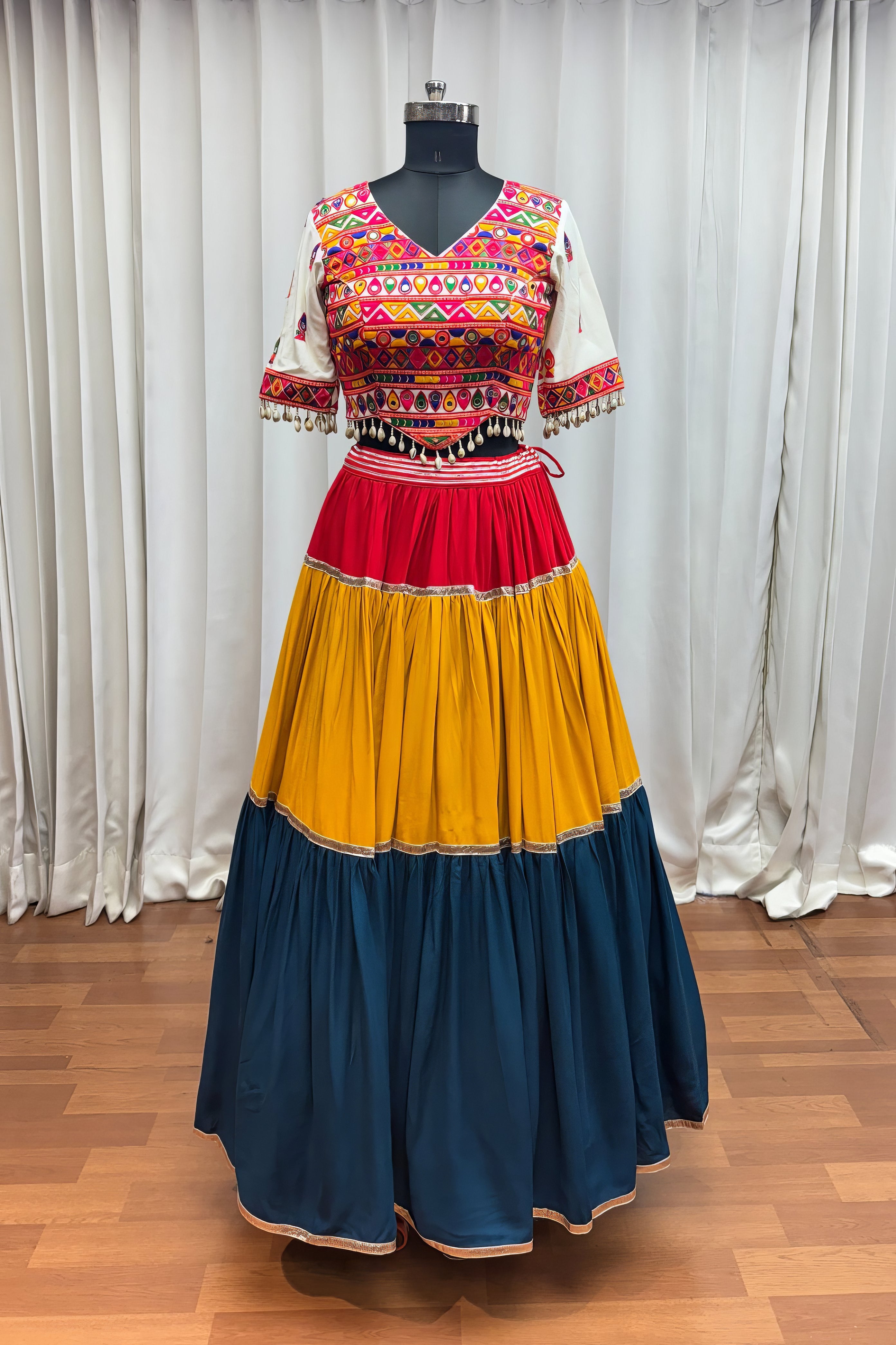 Raasroop Lehenga Set NV0021