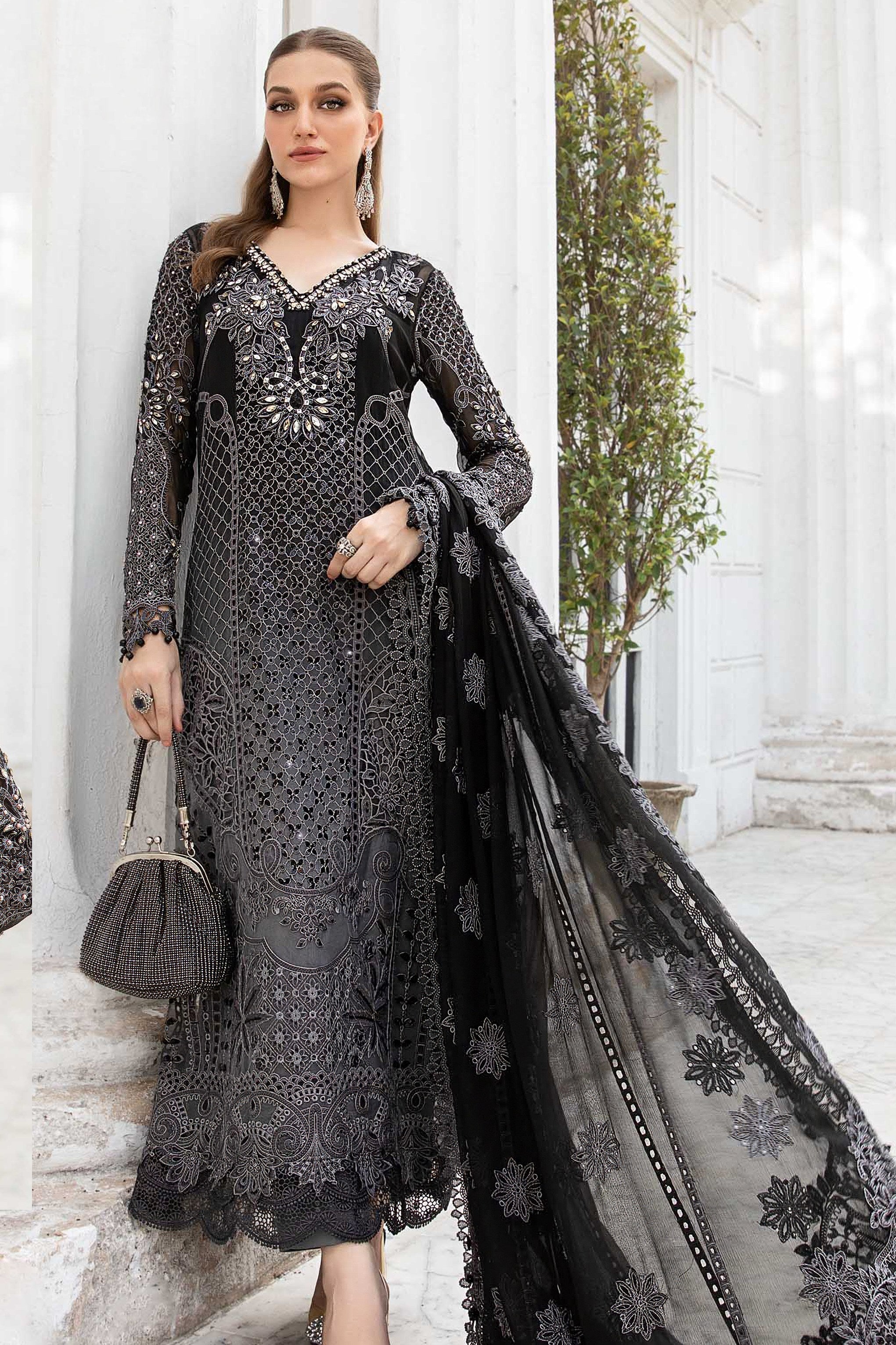 Shaded Elegance Embroidered Pakistani suit LXPK0018