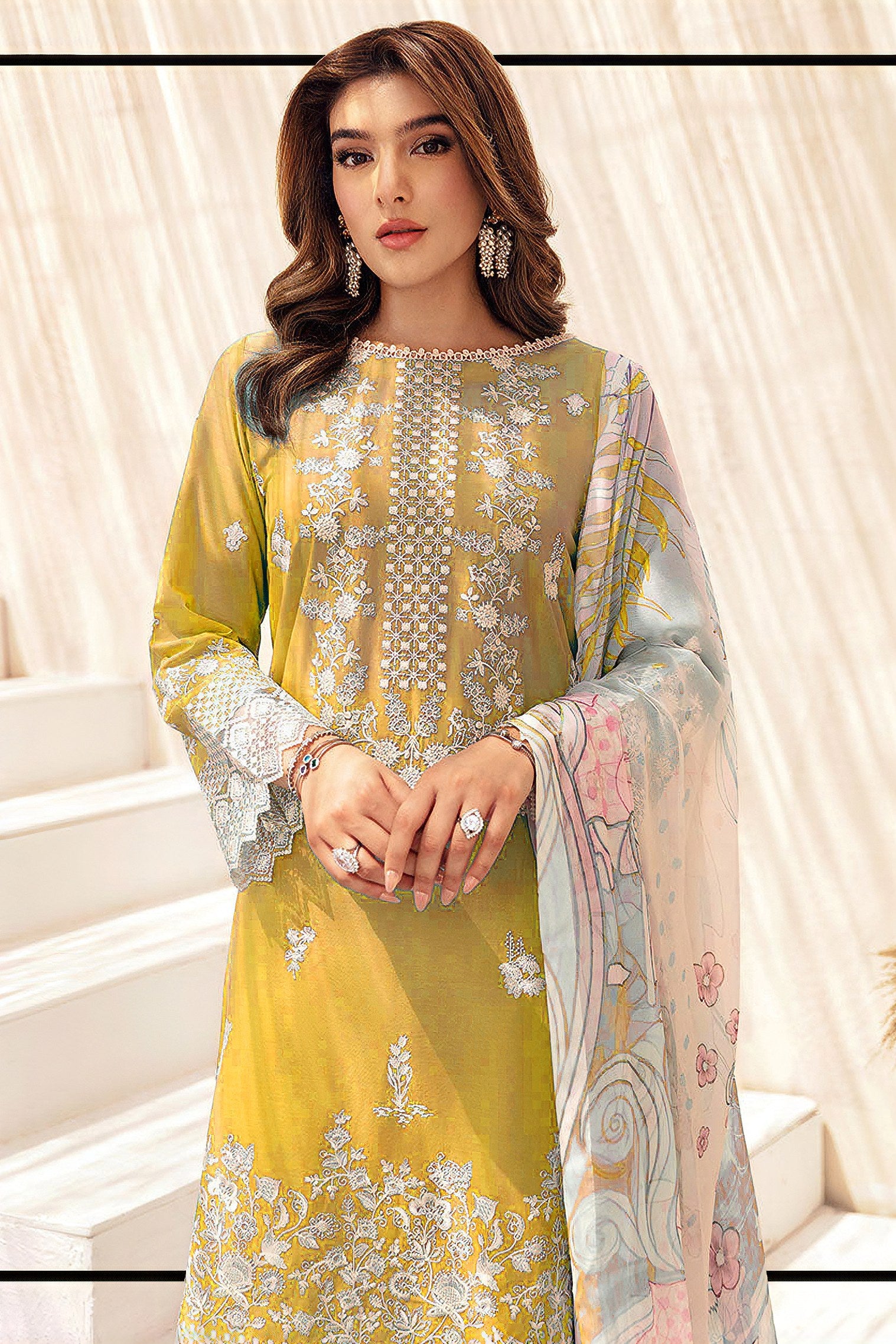 Cotton Lane Embroidered Pakistani suit LXPK0022