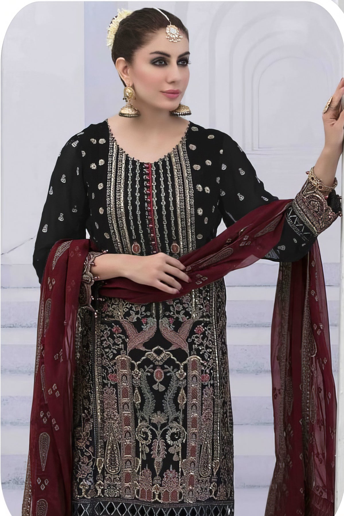Ember Grace Embroidered Pakistani suit LXPK0012