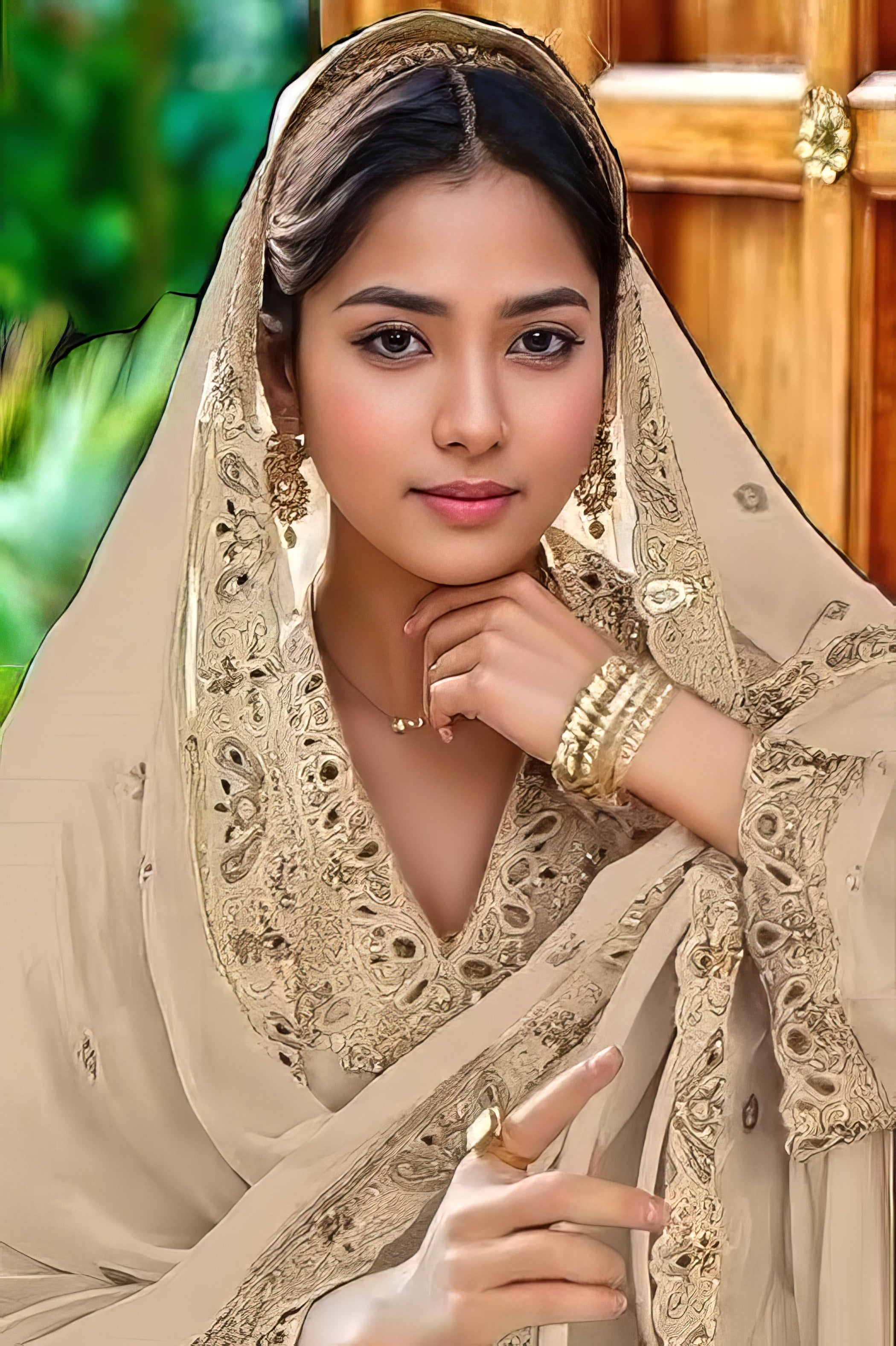 Fine Feel Digital Printed Sharara LXSR0048