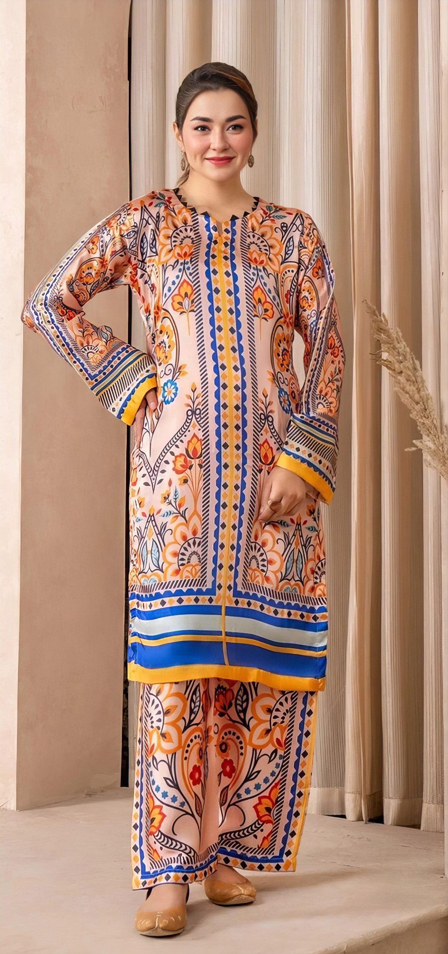 Imported cotton Printed CO'ORD SET CD0015