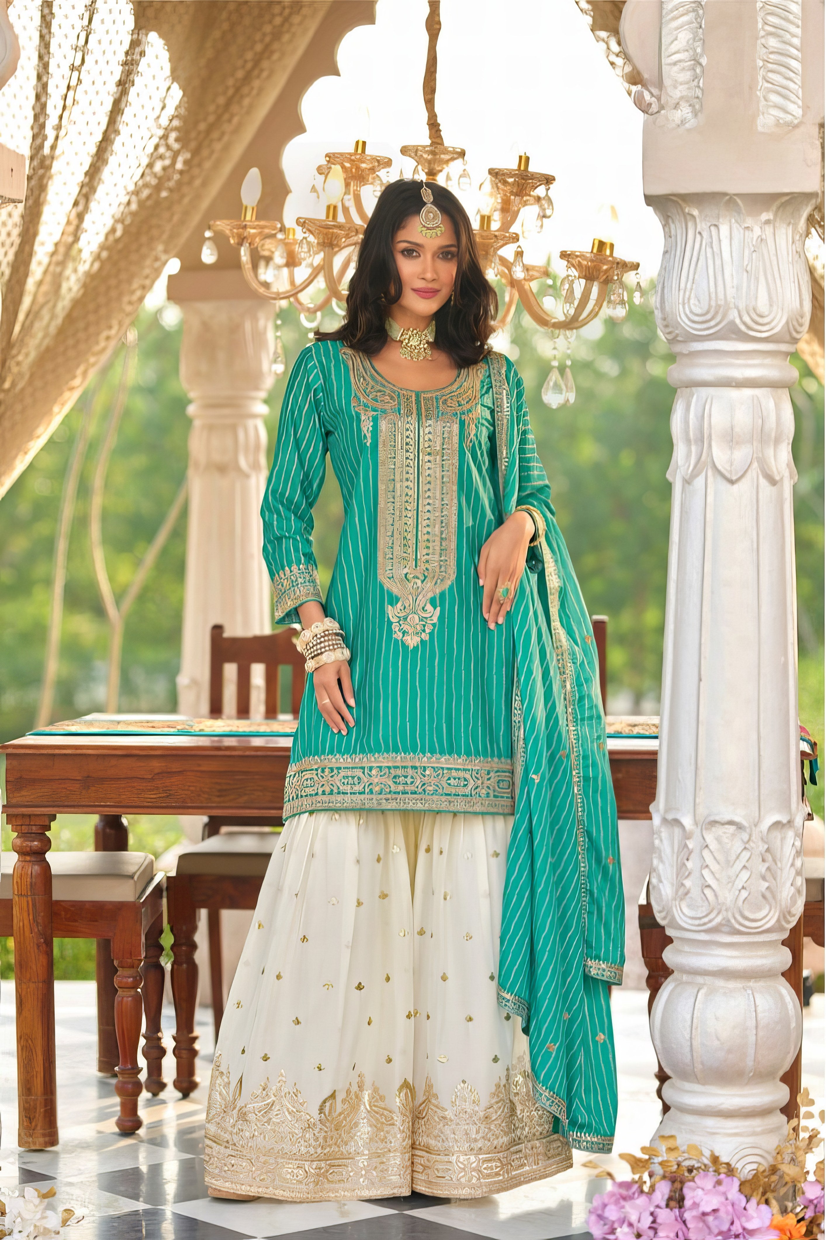 Chinon Charm Premium Sharara LXSR0078