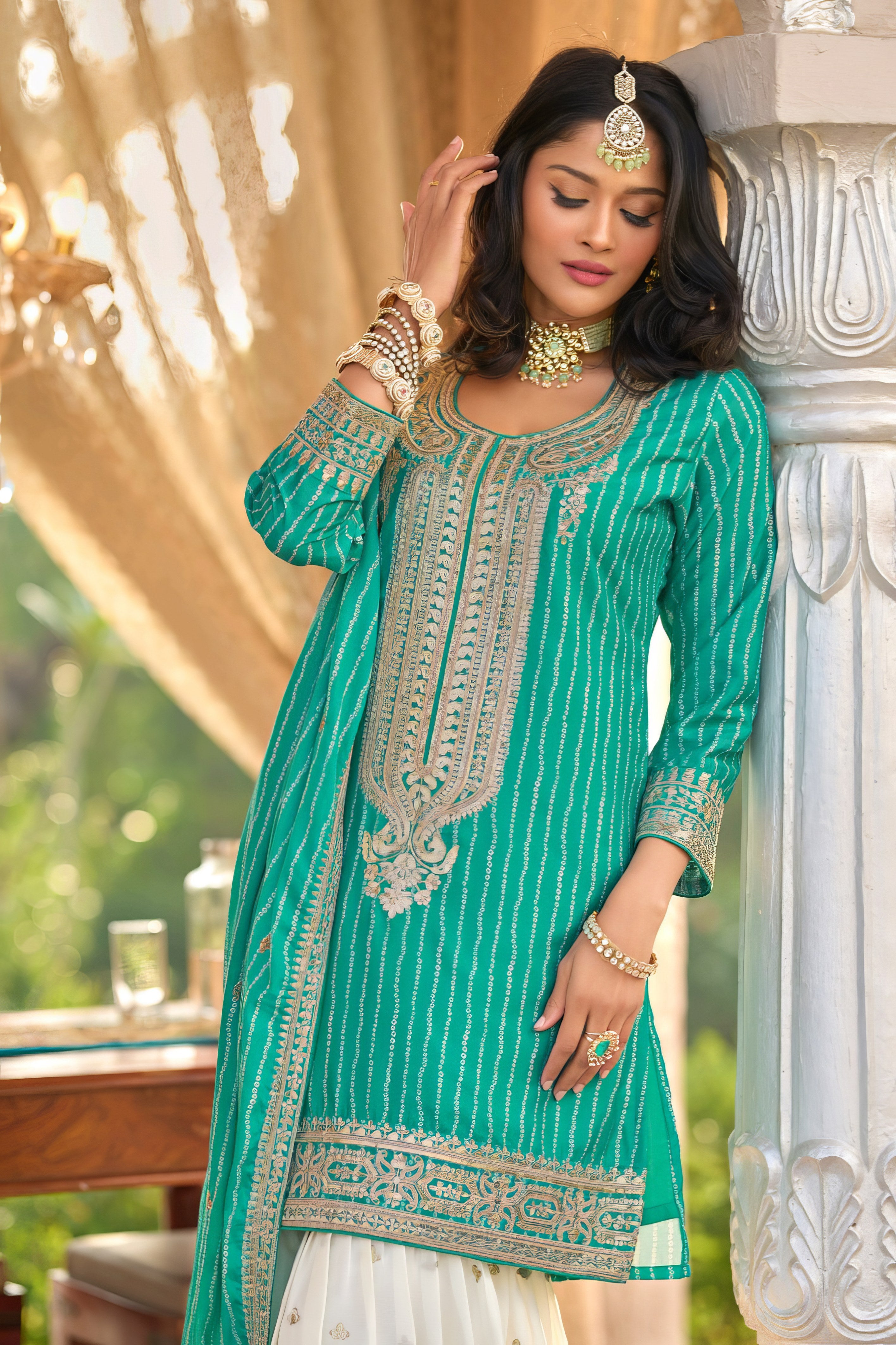 Chinon Charm Premium Sharara LXSR0078
