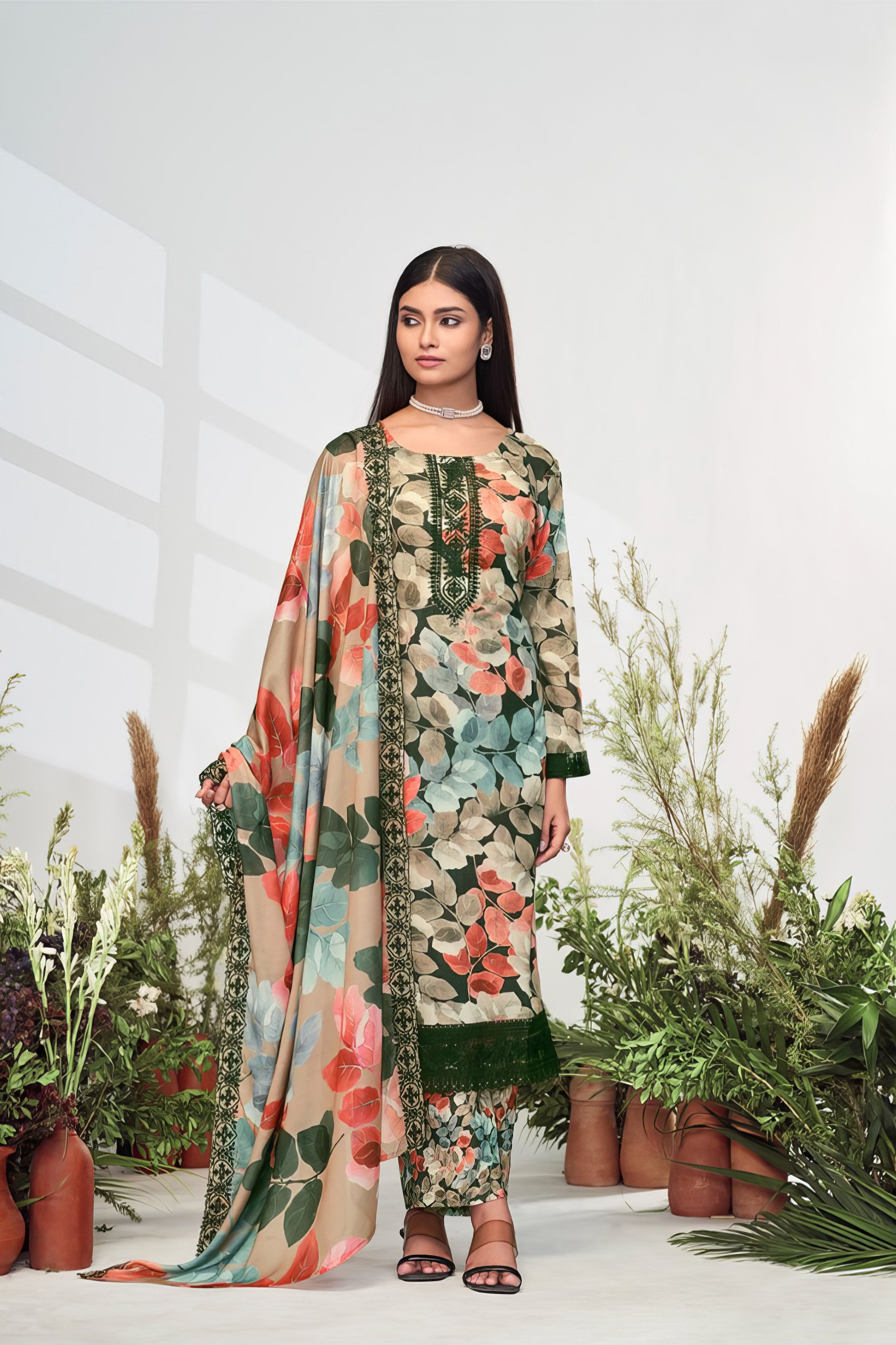 Pure Cotton Digital Printed Suit LXST0001