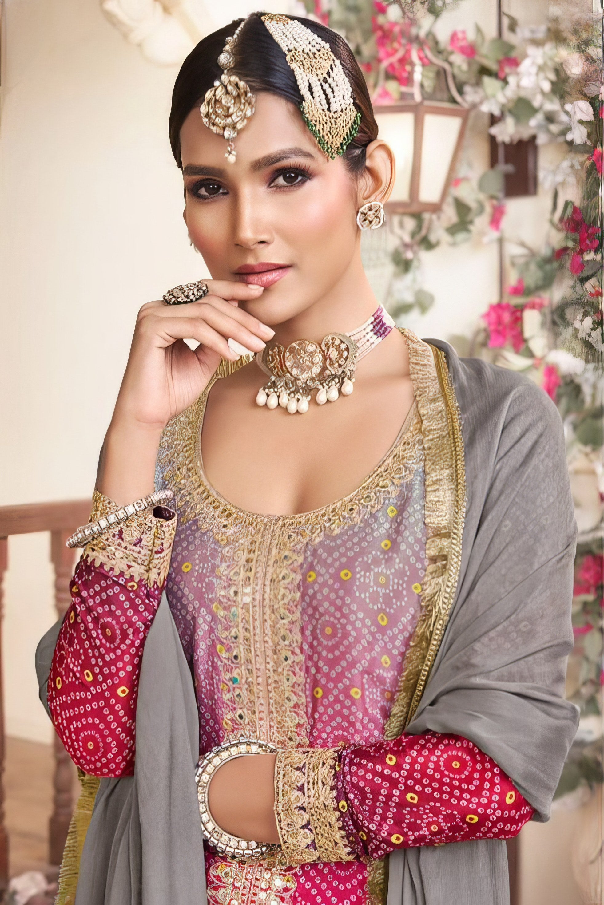 Chinon Charm Handwork Sharara Suit LXSR0041