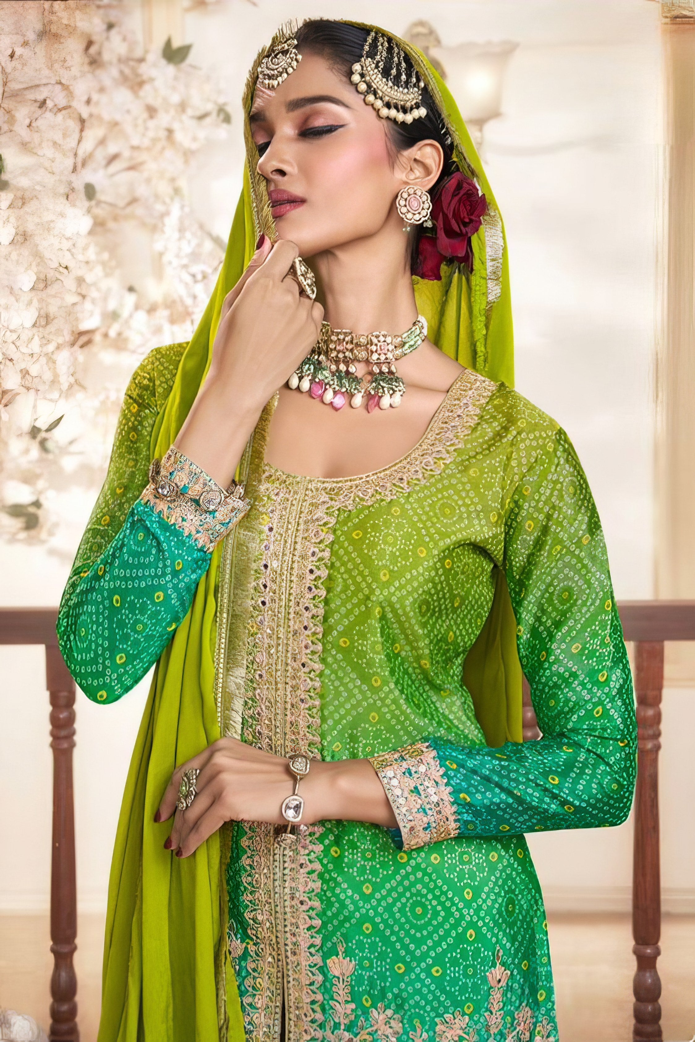 Chinon Charm Handwork Sharara Suit LXSR0041