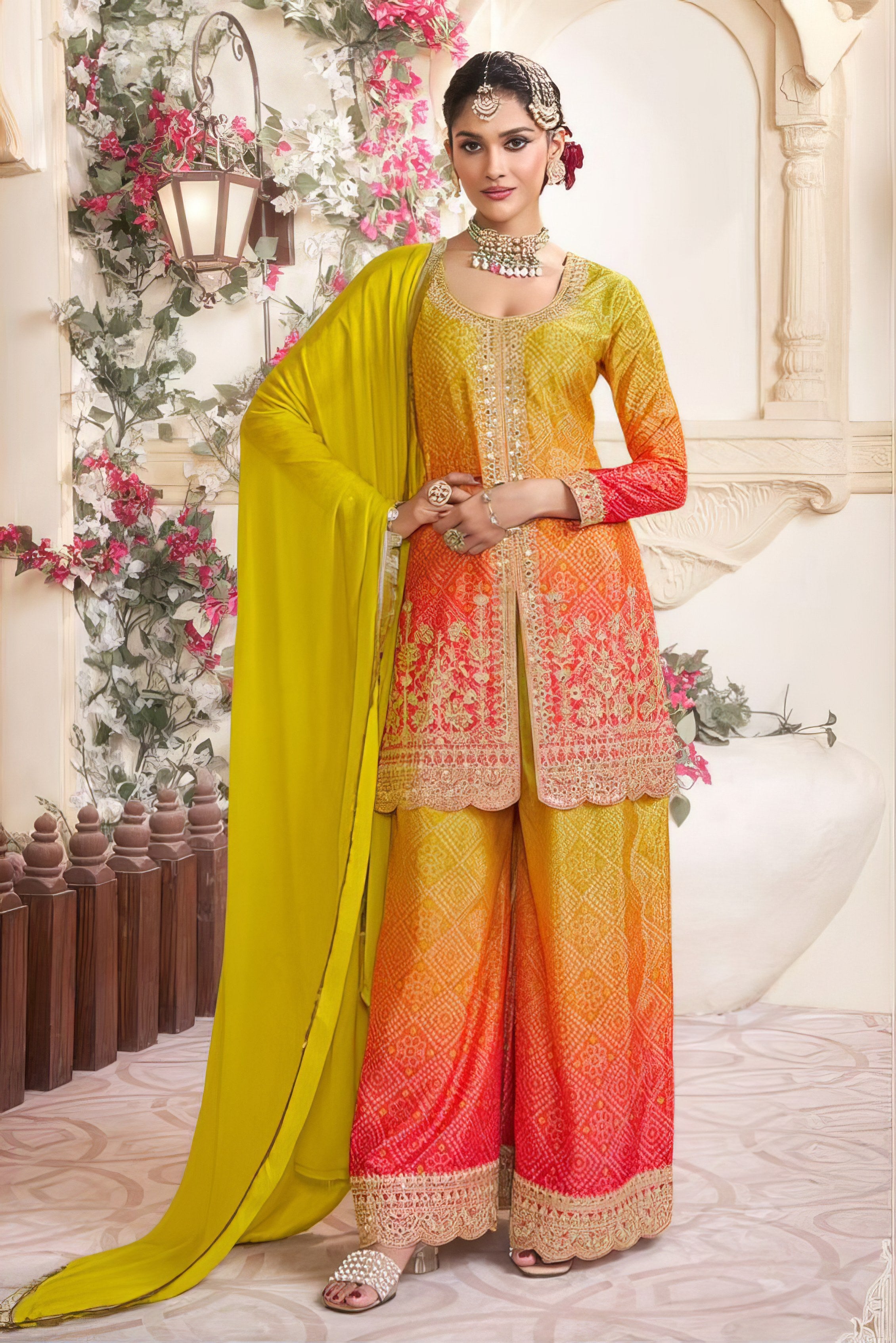 Chinon Charm Handwork Sharara Suit LXSR0041