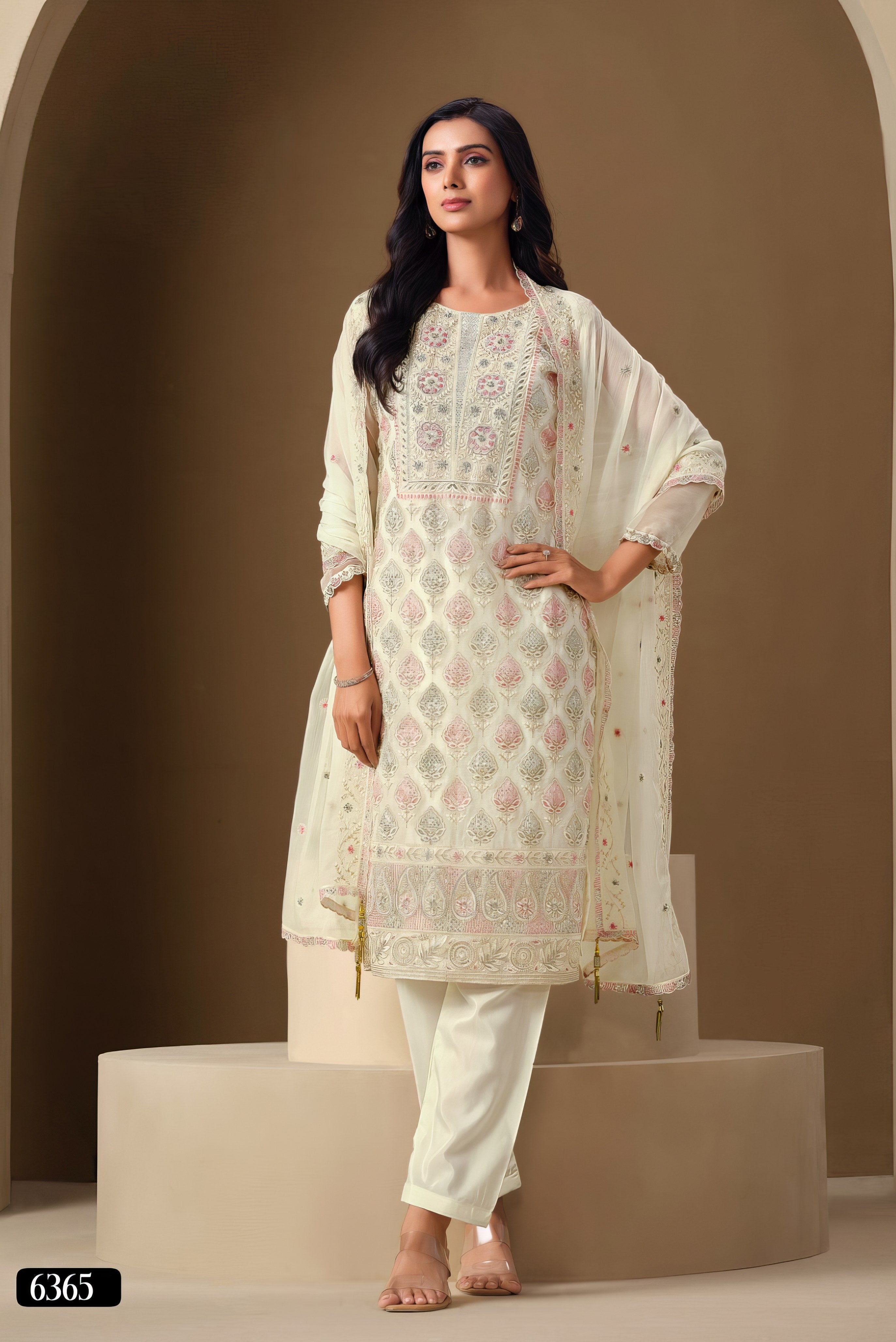 Swarovski Aura Embroidred Pakistani suit LXPK0009