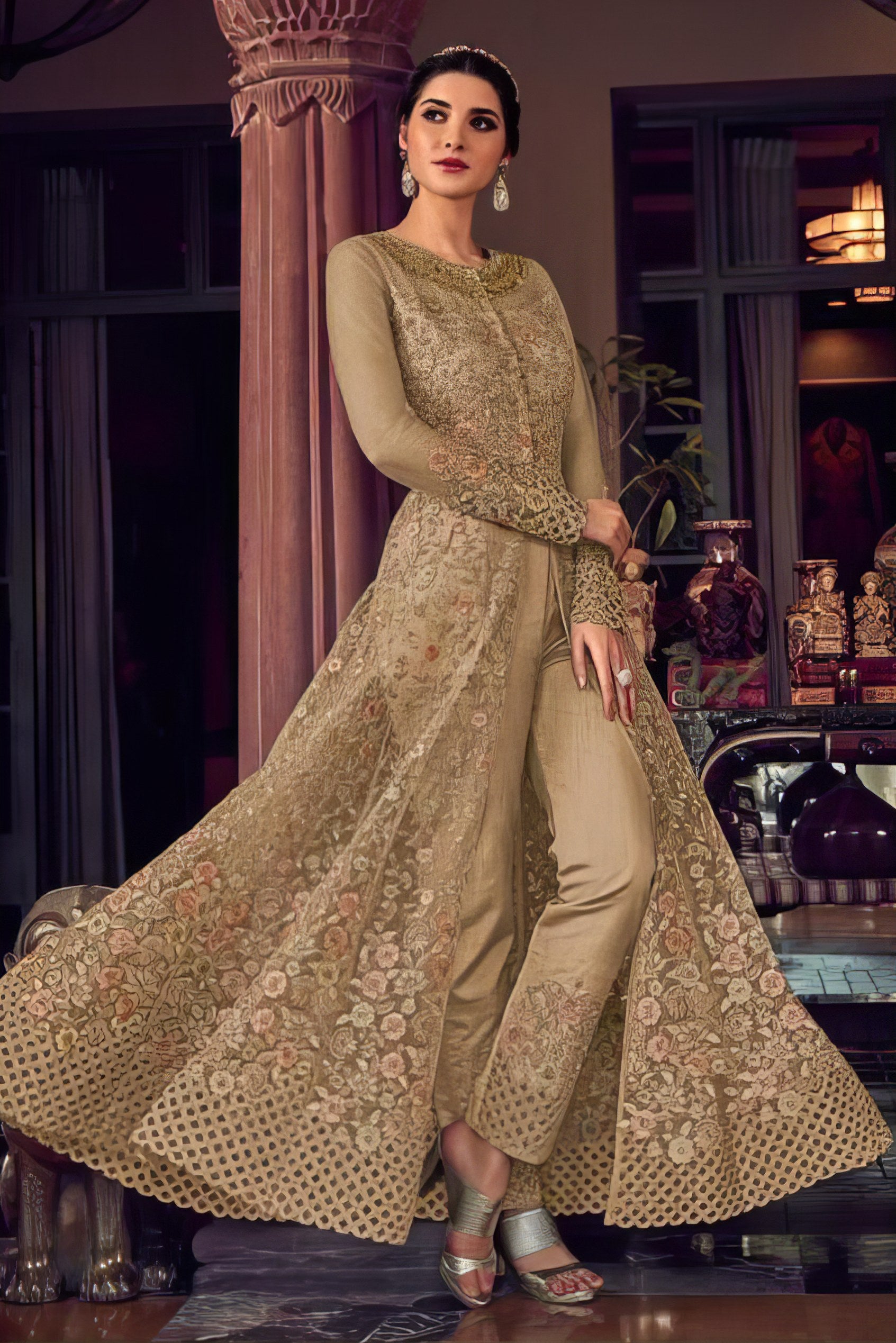 Heavy Bonglory Silk Luxury Gown LXGW0032